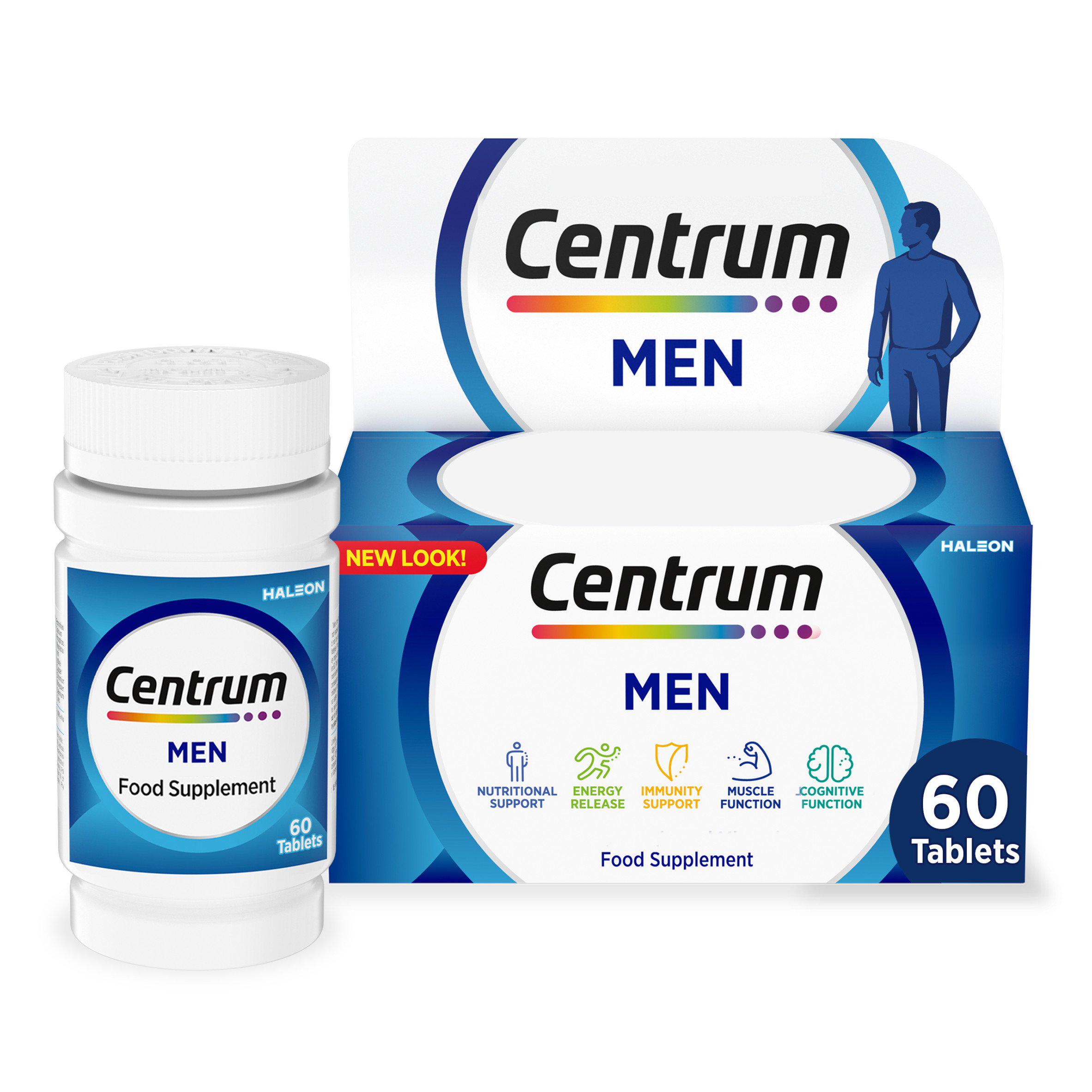 Centrum Men Multivitamins and Minerals Tablets