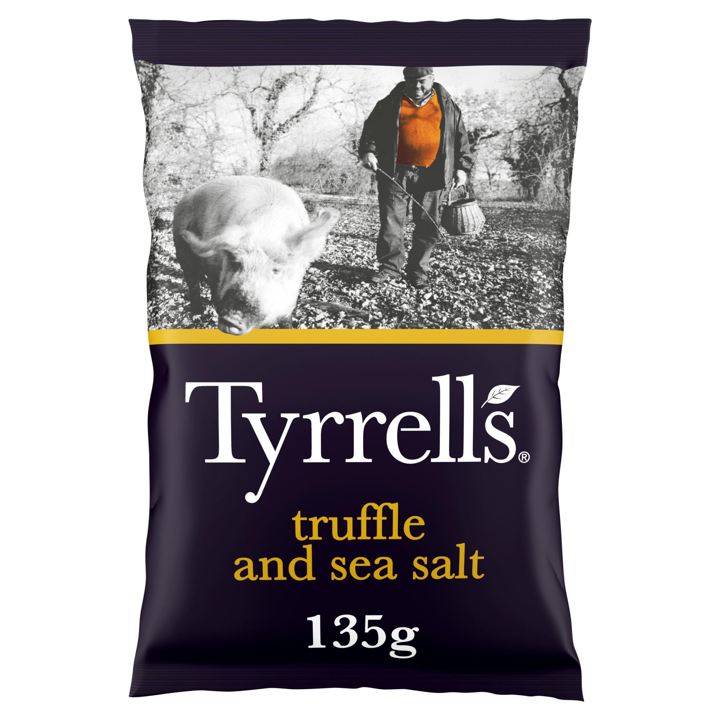 Tyrrells Truffle & Sea Salt Sharing Crisps