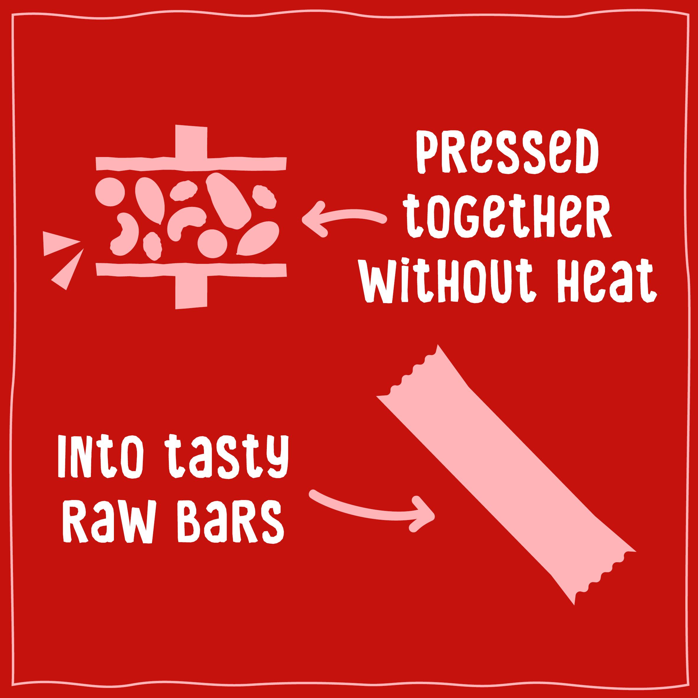 Nakd Strawberry Raspberry Fruit & Fibre Bars 3x44g thumbnail 2