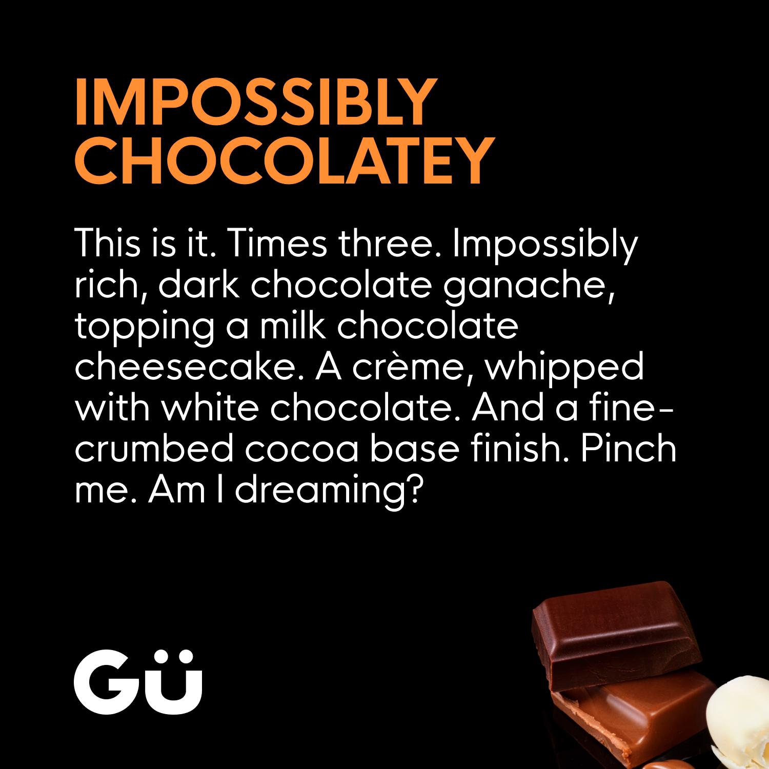 Gü Ultimate Chocolate Cheesecake Dessert 2 x 85g thumbnail 3