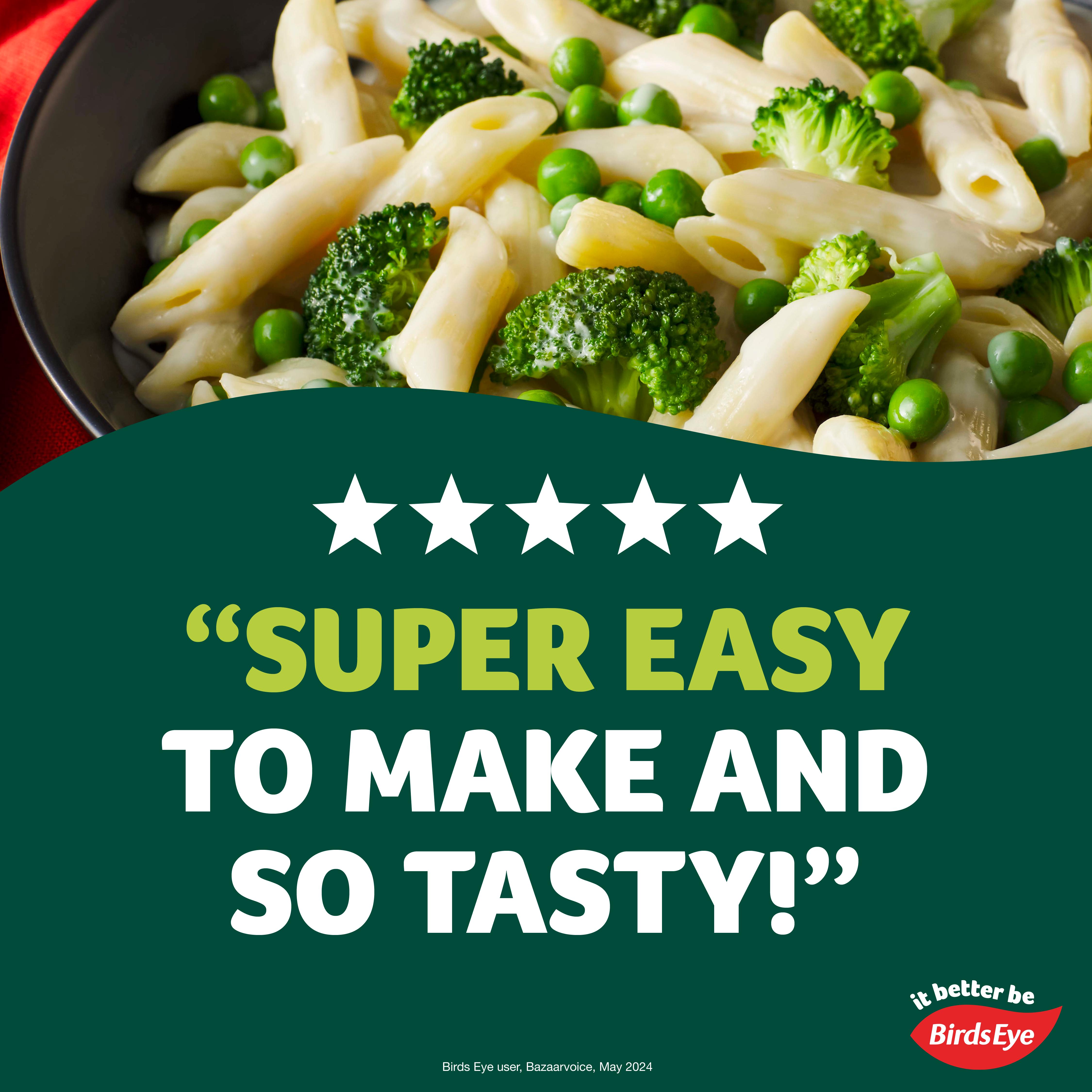 Birds Eye Steamfresh Creamy Cheese Vegetable Penne Pasta Meal For 1 400g thumbnail 3