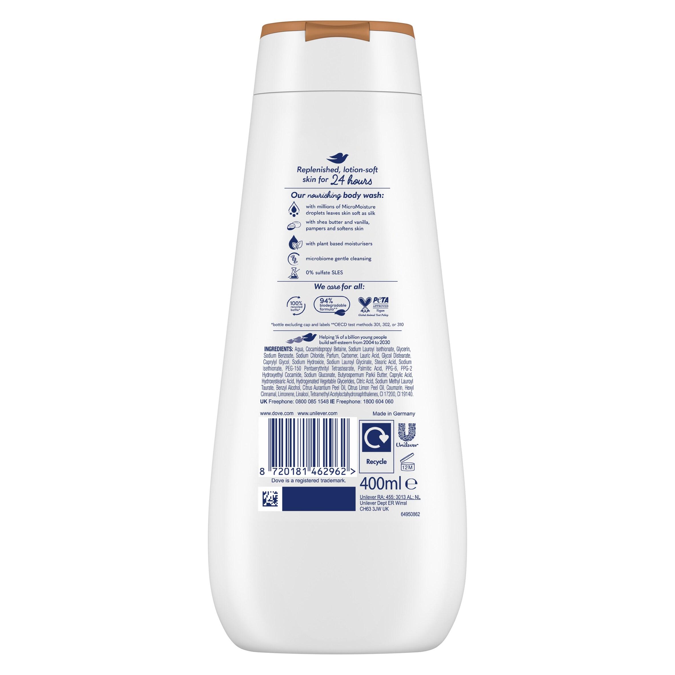 Dove Advanced Care Pampering Body Wash Shower Gel 400ml thumbnail 5