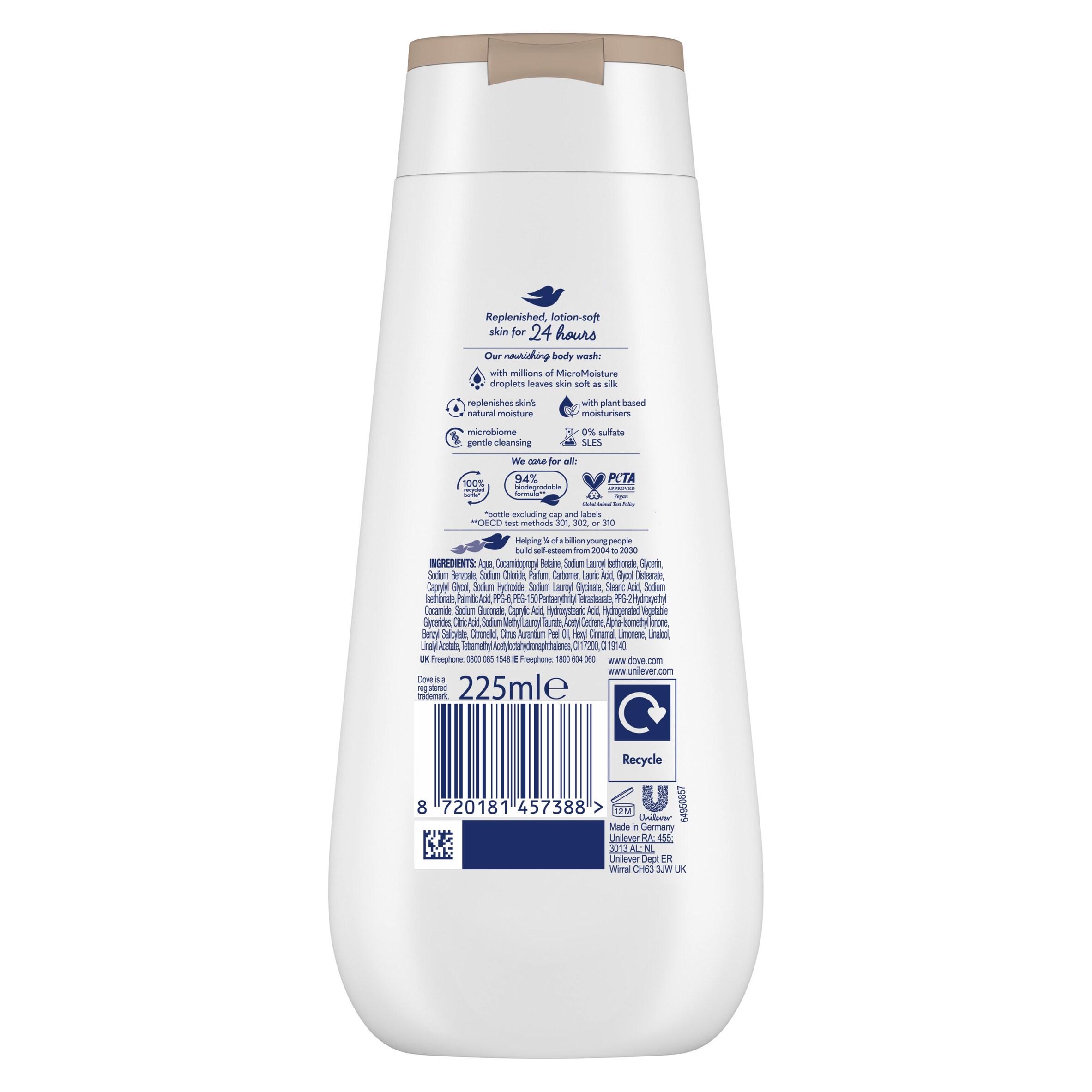 Dove 225ml Advanced Care Nourishing Silk Body Wash thumbnail 5