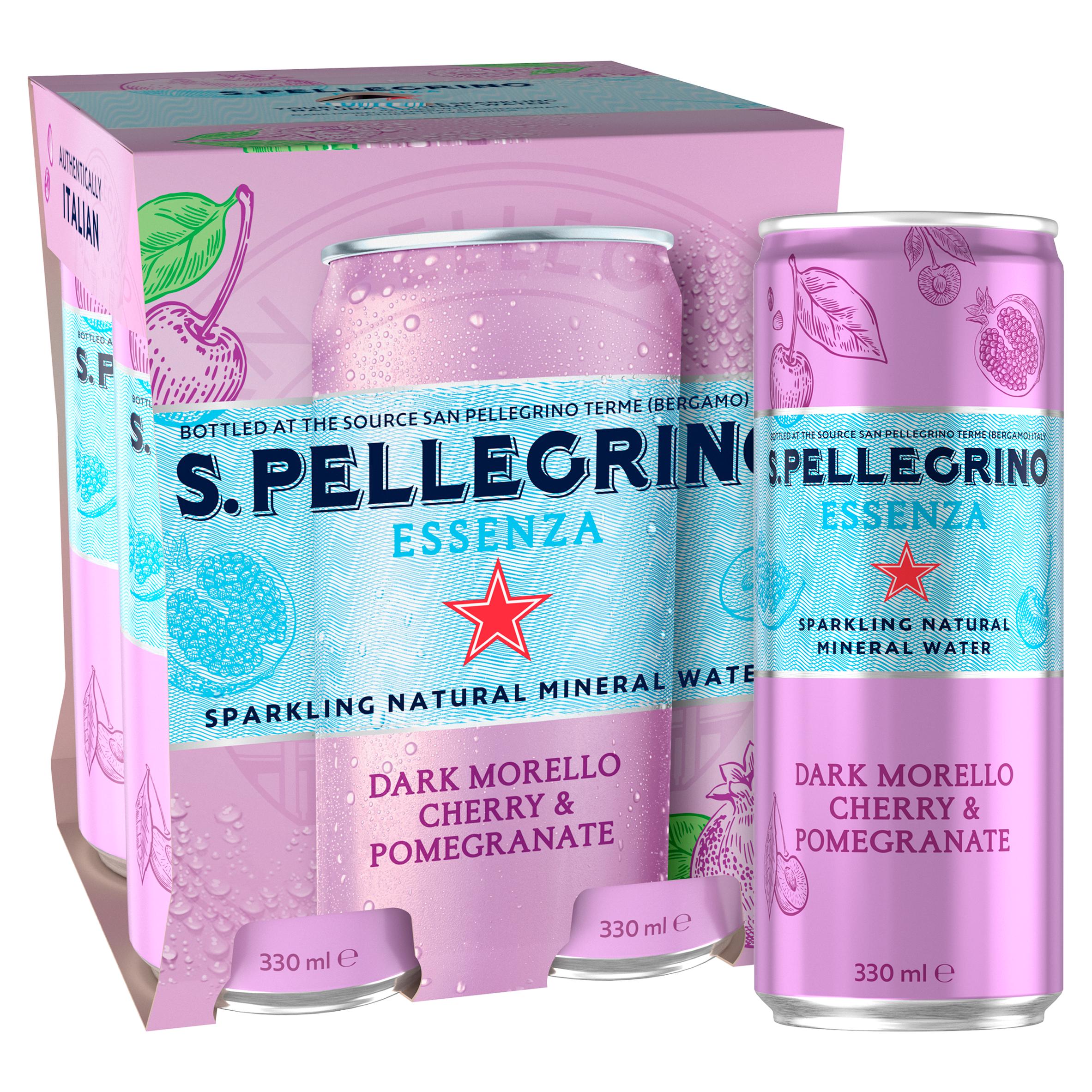 San Pellegrino Essenza Sparkling Water Cherry & Pomegranate 4x330ml thumbnail 6