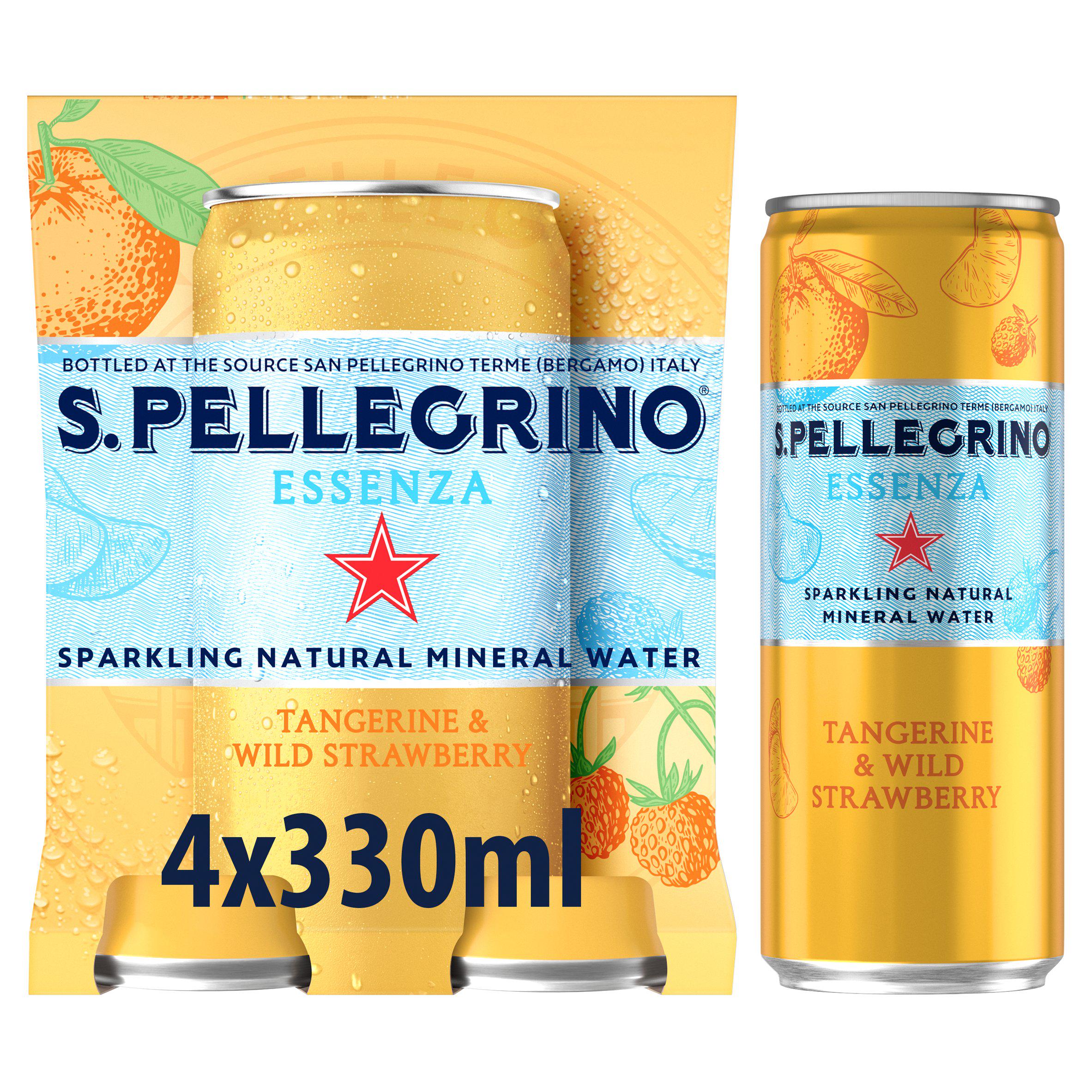San Pellegrino Essenza Sparkling Water Tangerine & Strawberry