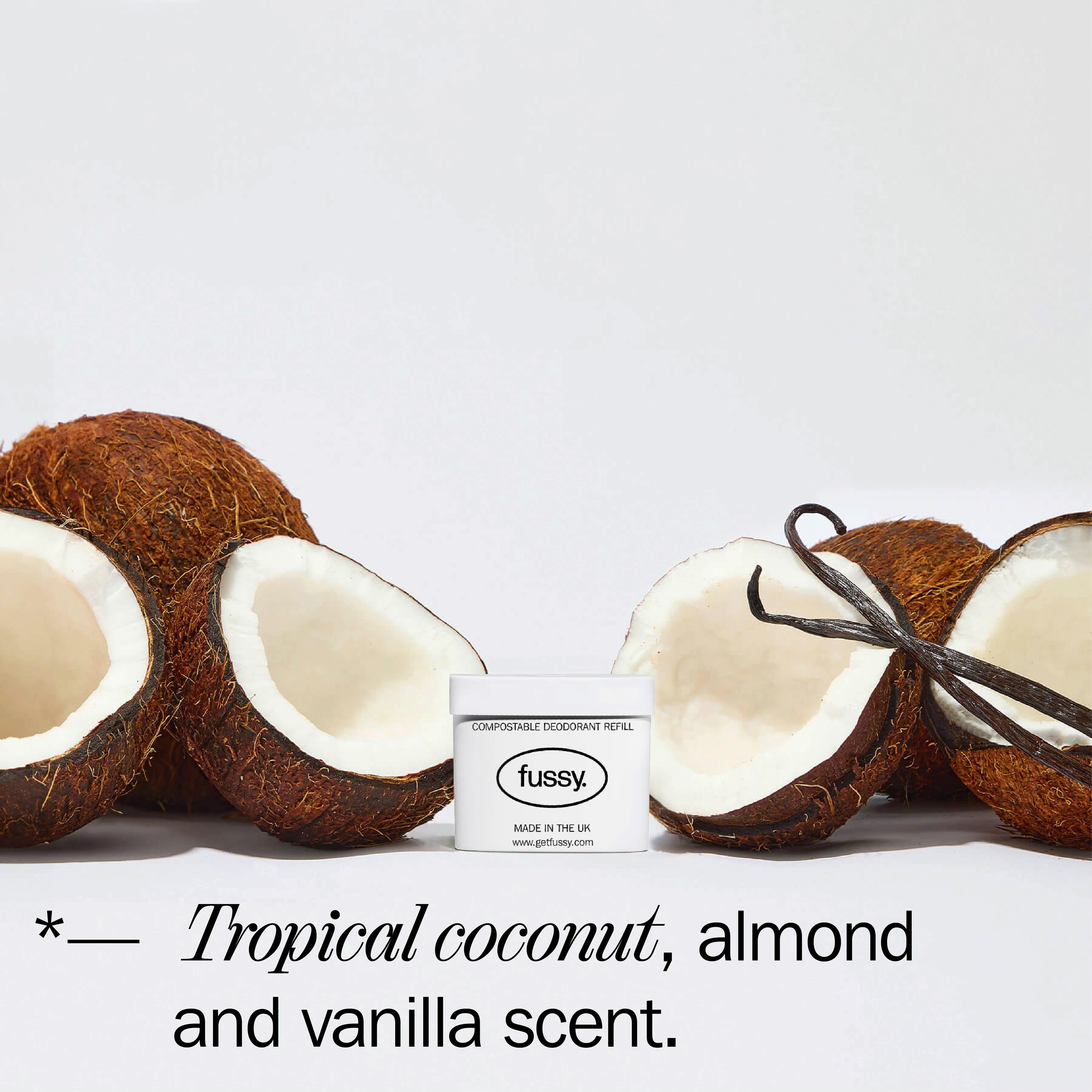 Fussy Refillable Natural Deodorant Coconut Milk 40g thumbnail 4