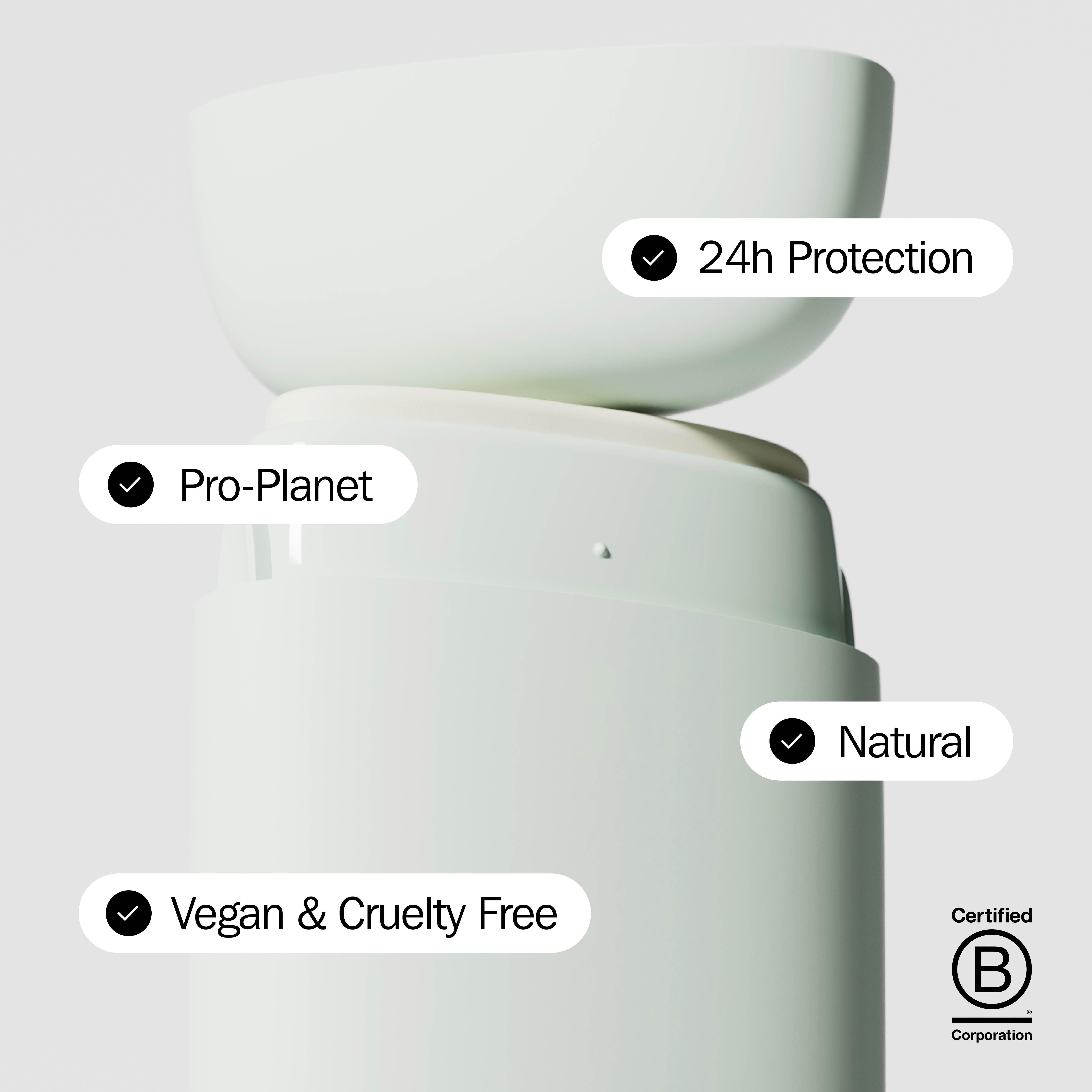 Fussy Refillable Natural Deodorant Tropic Tonic 40g thumbnail 3