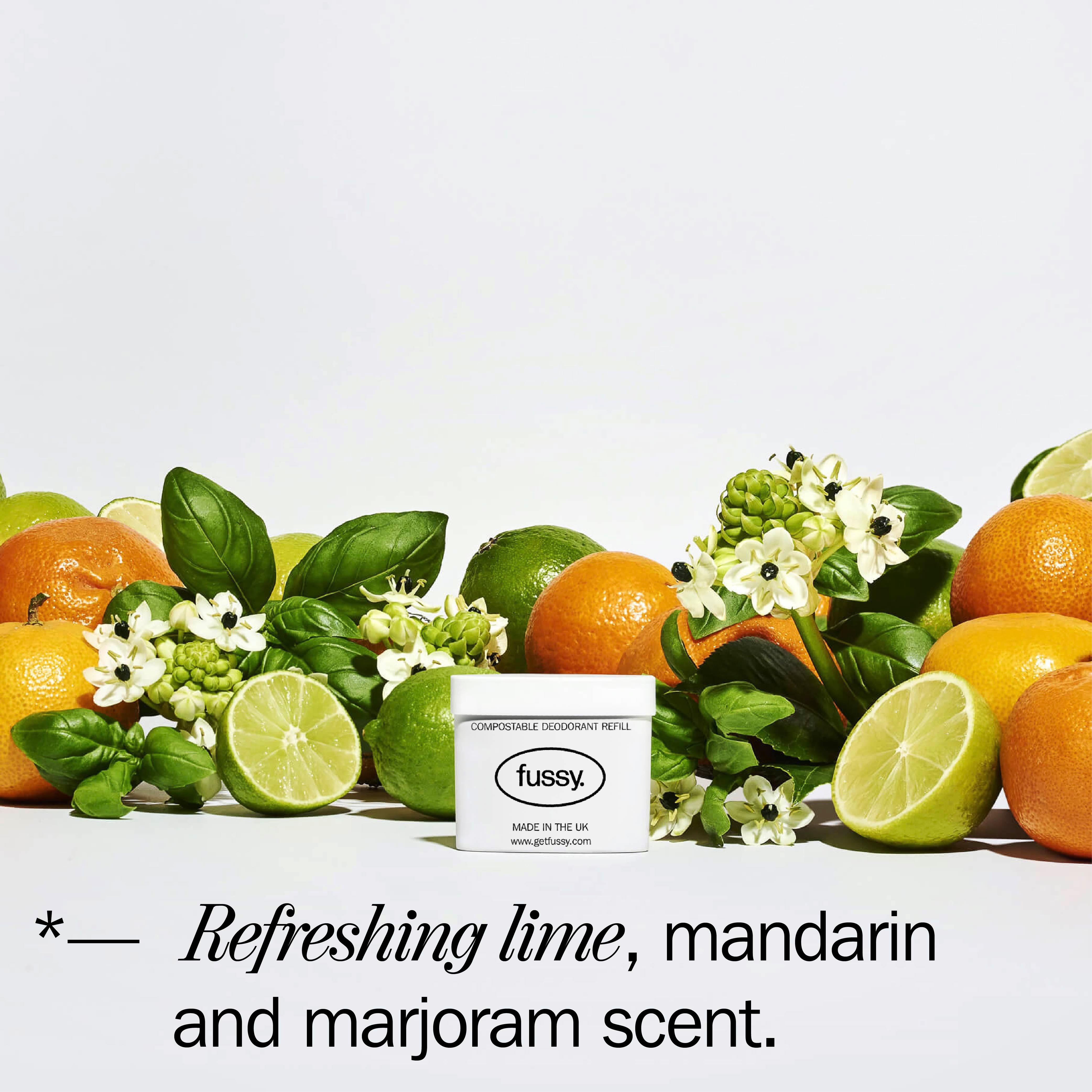 Fussy Refillable Natural Deodorant Tropic Tonic 40g thumbnail 4