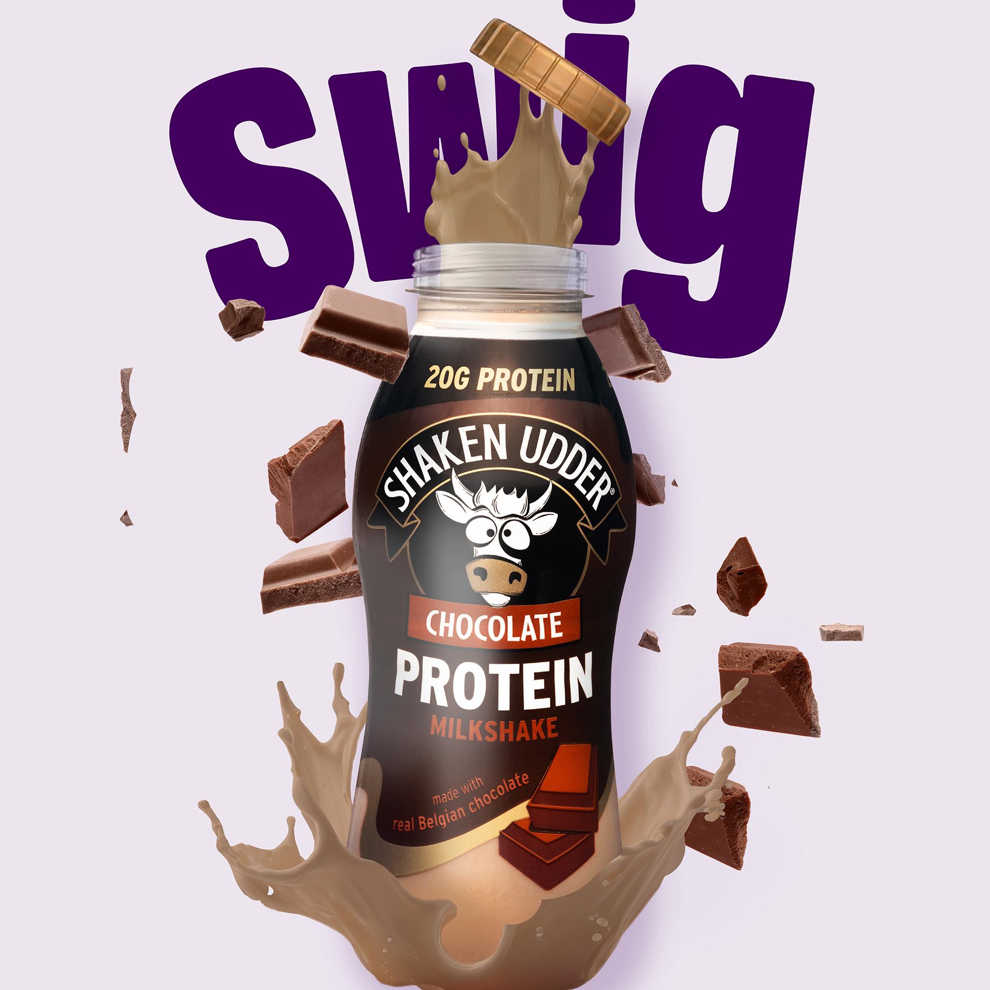 Shaken Udder Chocolate Protein Milkshake 330ml thumbnail 4