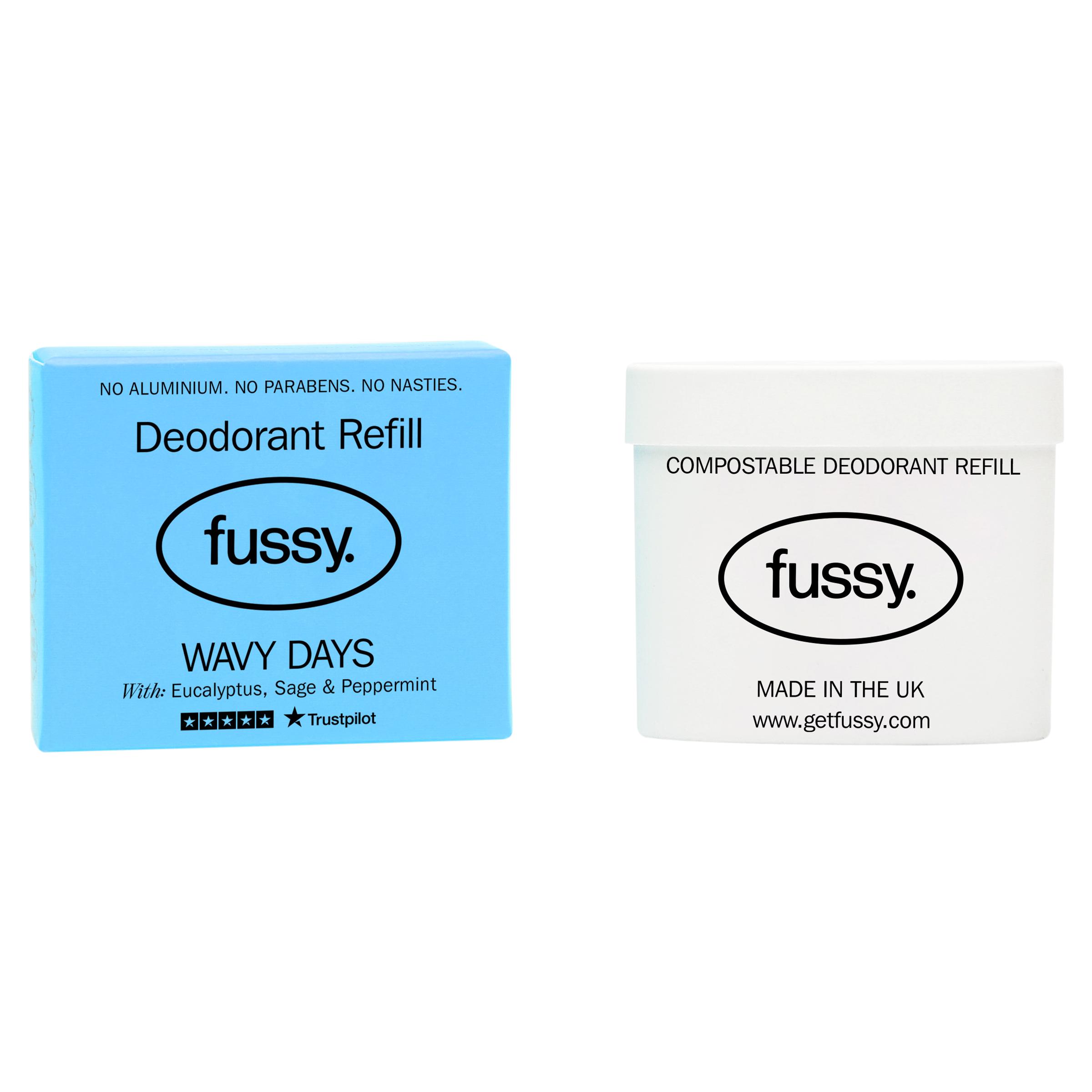 Fussy Natural Deodorant Refill Wavy Days 40g thumbnail 2