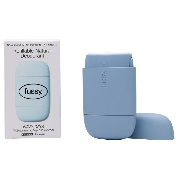 Fussy Refillable Natural Deodorant Wavy Days 40g thumbnail 2