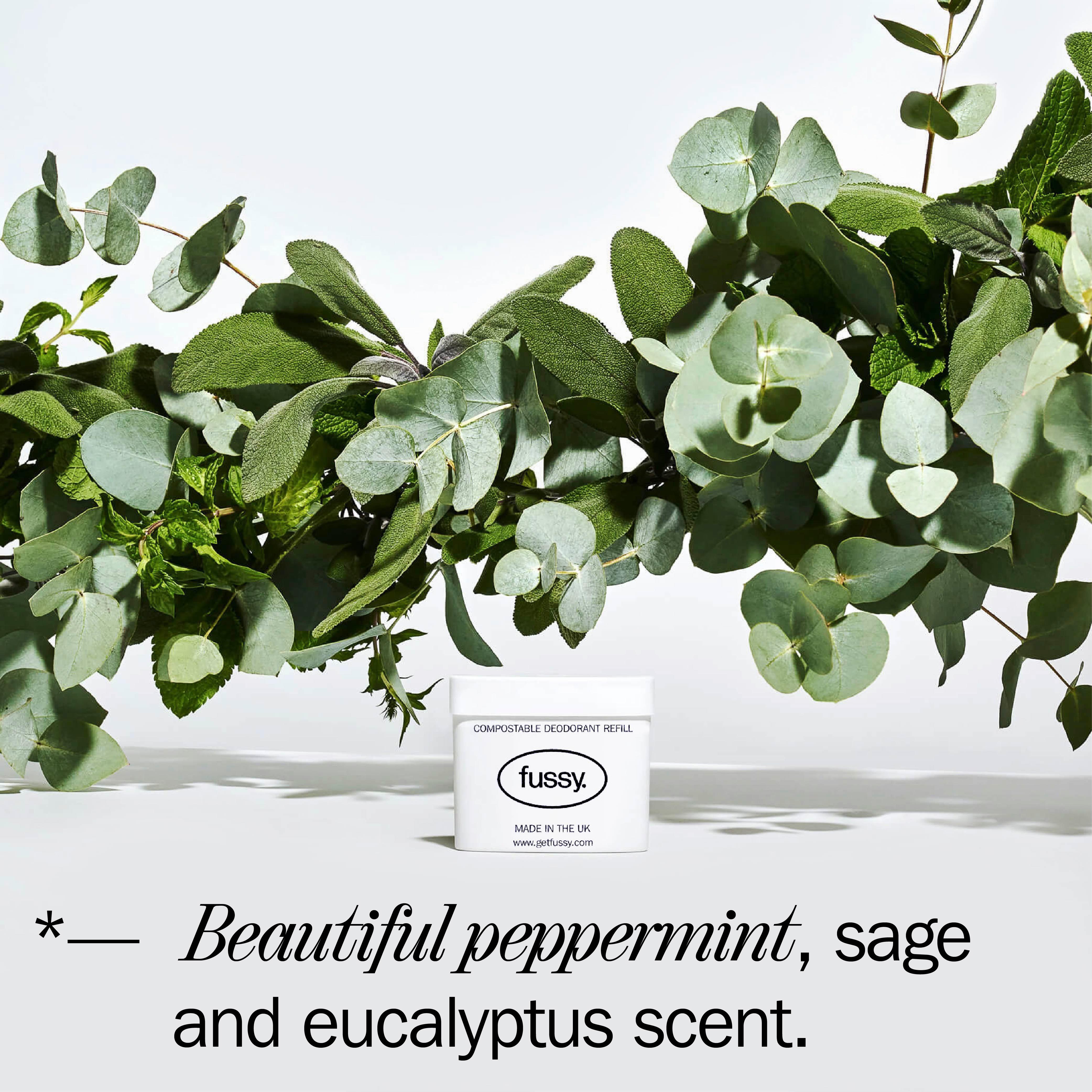 Fussy Refillable Natural Deodorant Wavy Days 40g thumbnail 4