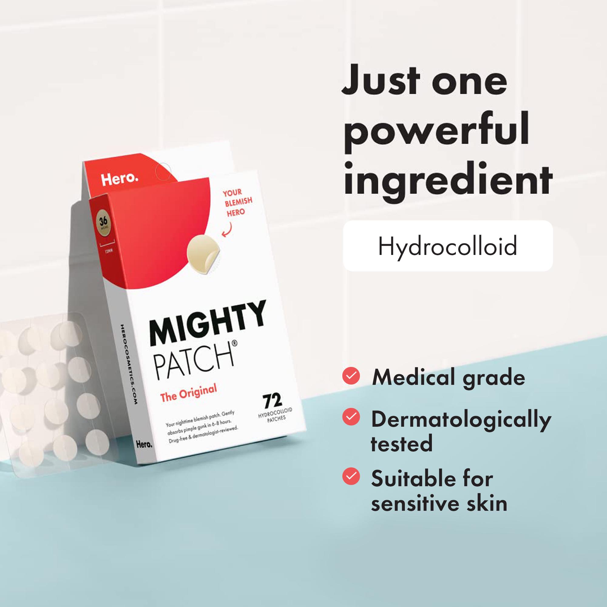 Mighty Patch Original Spot Patches by Hero Cosmetics Pimple Patches x24 thumbnail 3