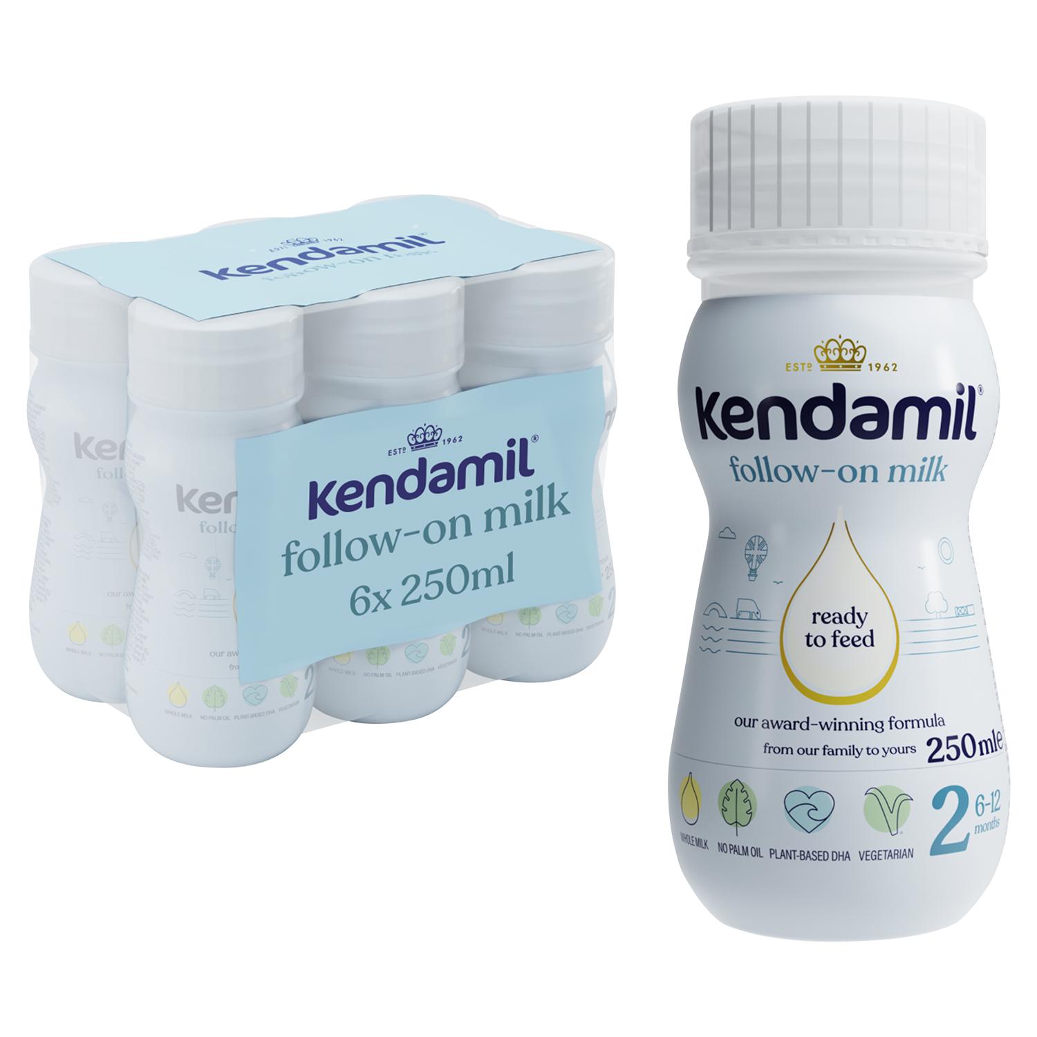 Kendamil 2 Follow On Baby Milk 6-12 Months 6x250ml thumbnail 2
