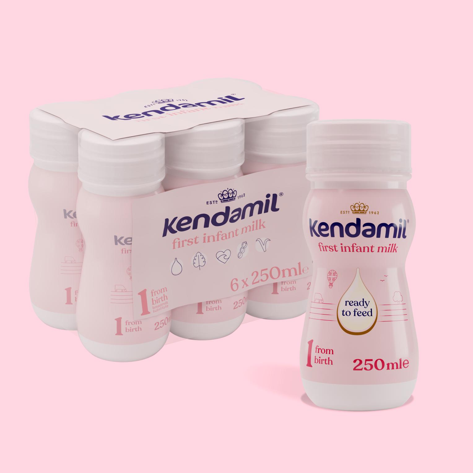 Kendamil First Infant Baby Milk 6x250ml thumbnail 2