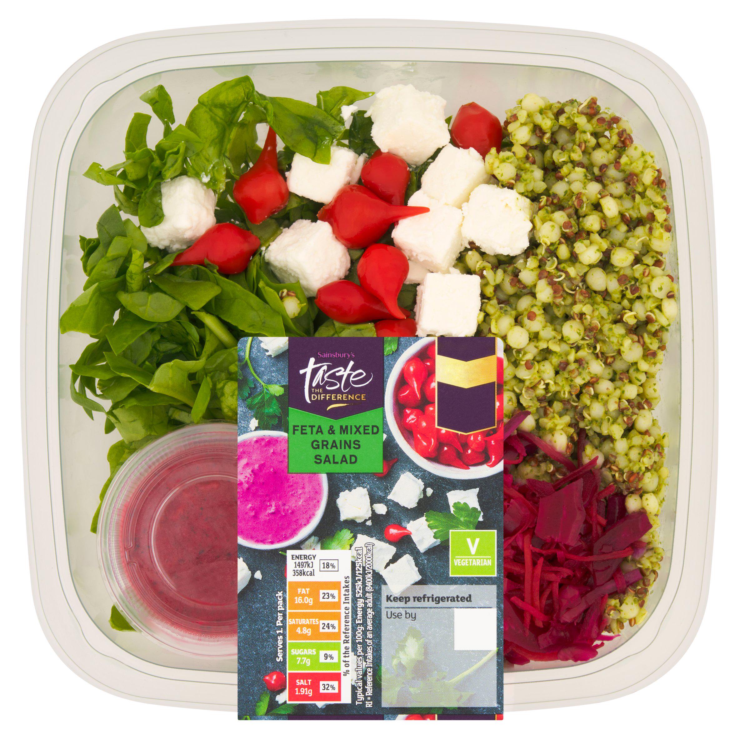 Sainsbury's 285g Feta & Mixed Grains Salad, Taste the Difference