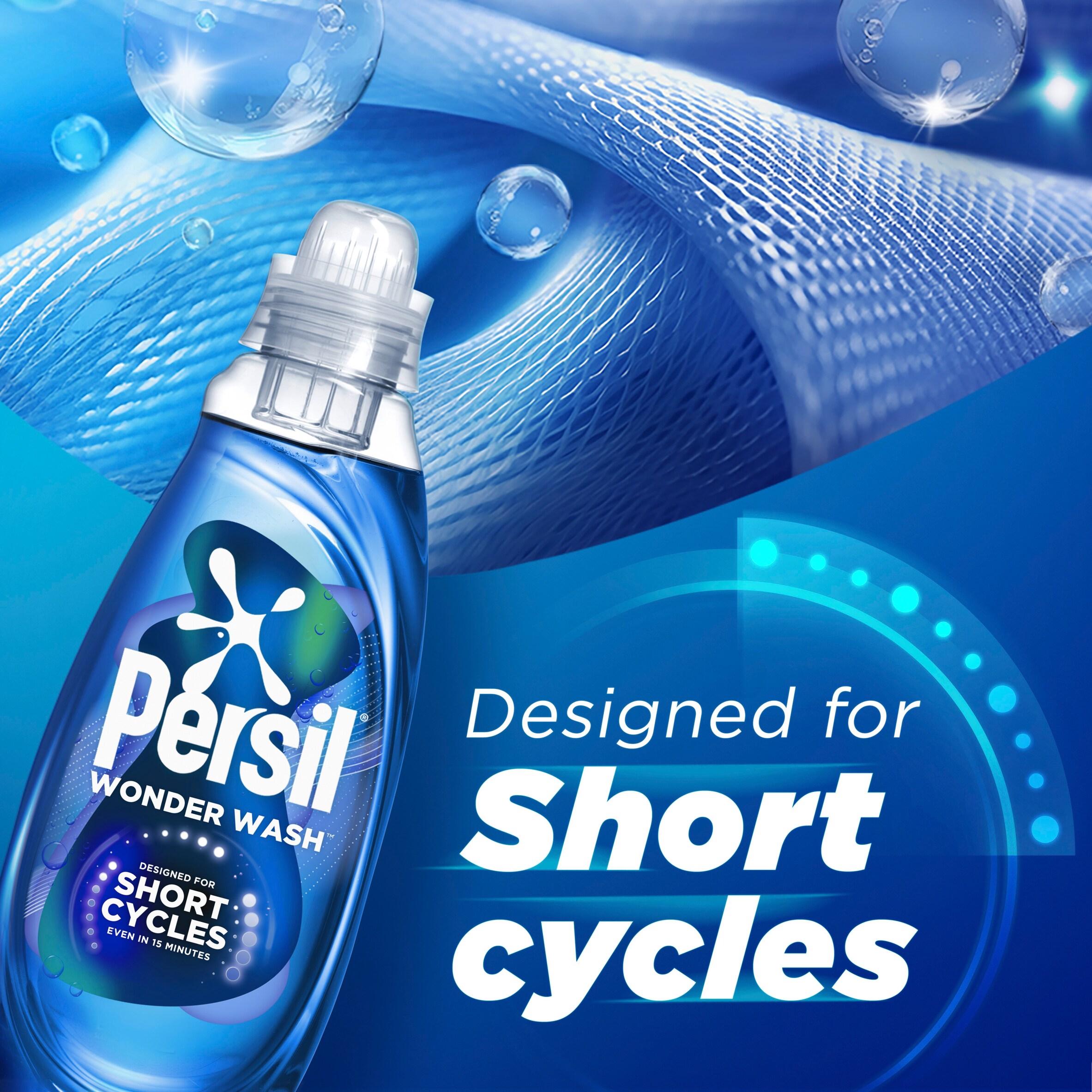 Persil Wonder Wash Bio Liquid Laundry Odour Defy Speed Clean Quick Wash 31 Washes 837ml thumbnail 3