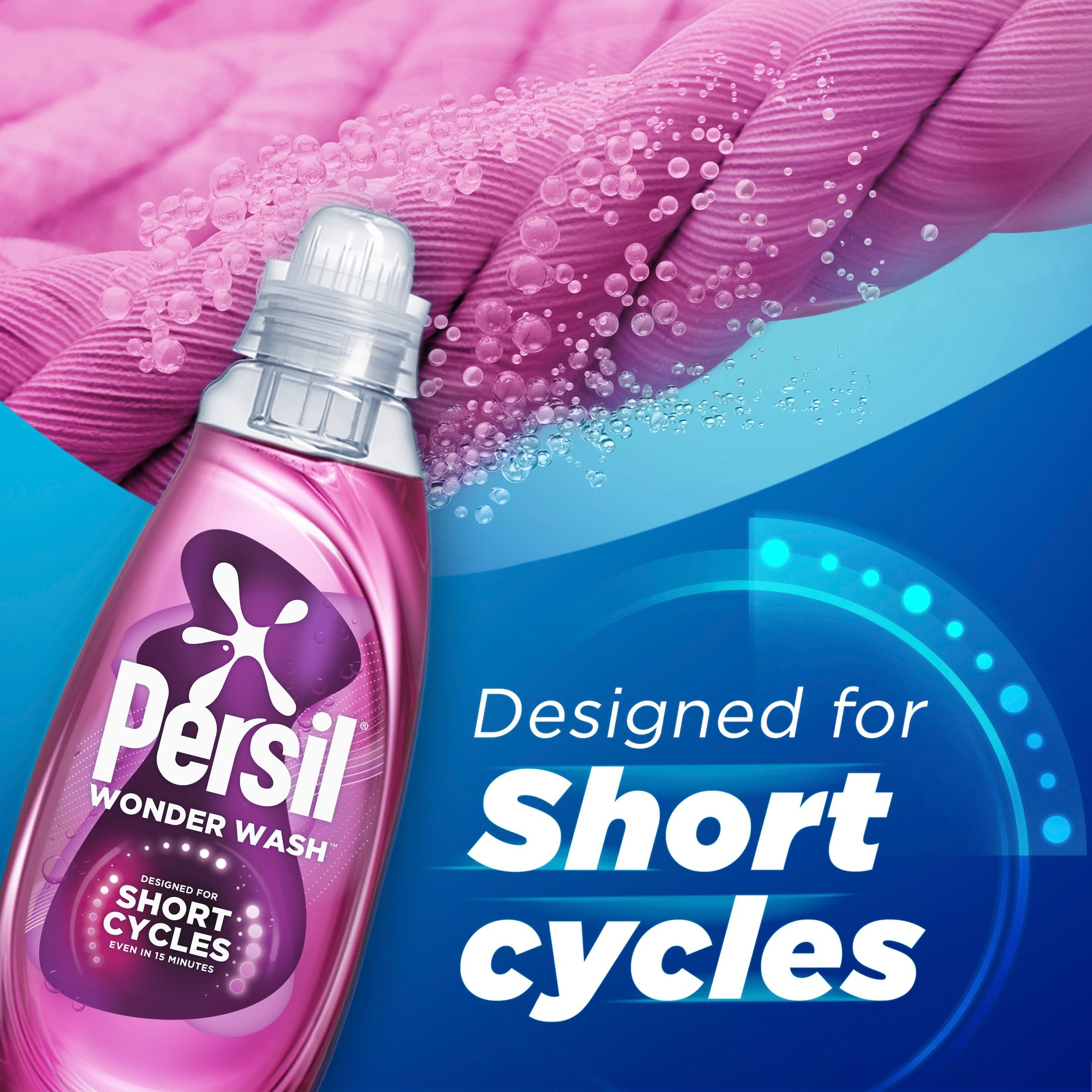 Persil Wonder Wash Bio Liquid Detergent Ultra Care Speed Clean Quick Wash 31 Washes 837ml thumbnail 5