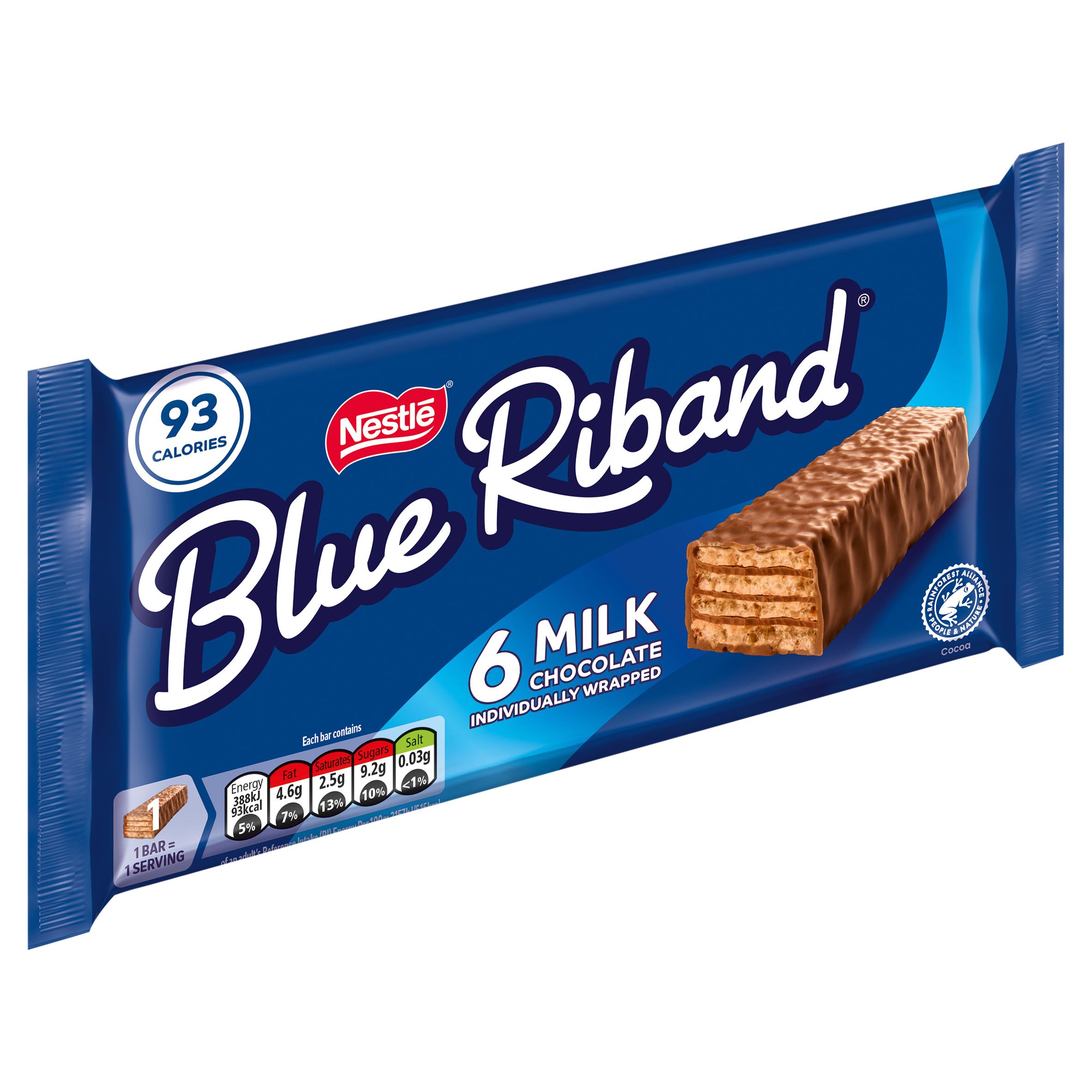Blue Riband Original Wafer Biscuit Bar Multipack x6 108g thumbnail 2
