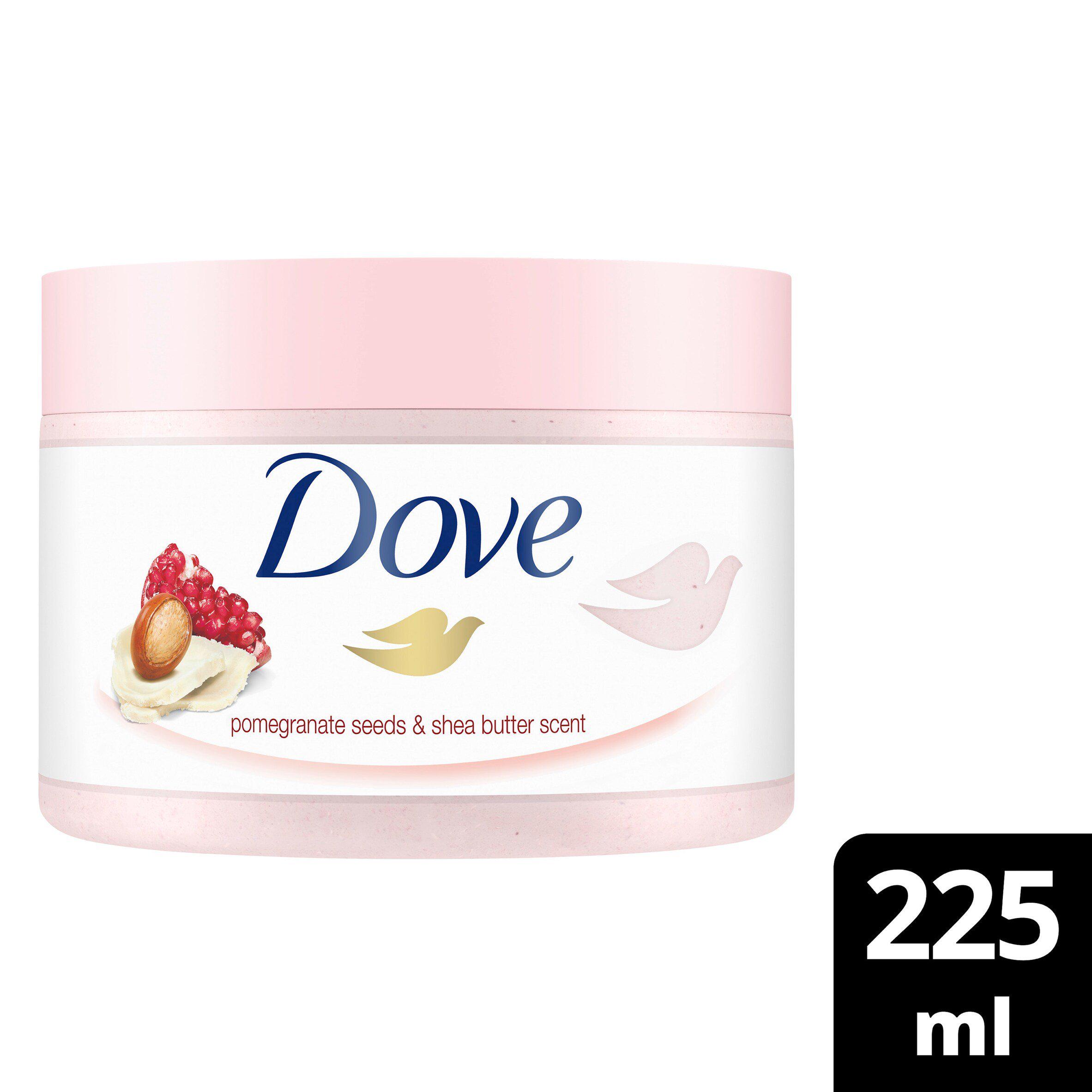 Dove Exfoliating Body Scrub Pomegranate Seeds & Shea Butter Scent 225ml