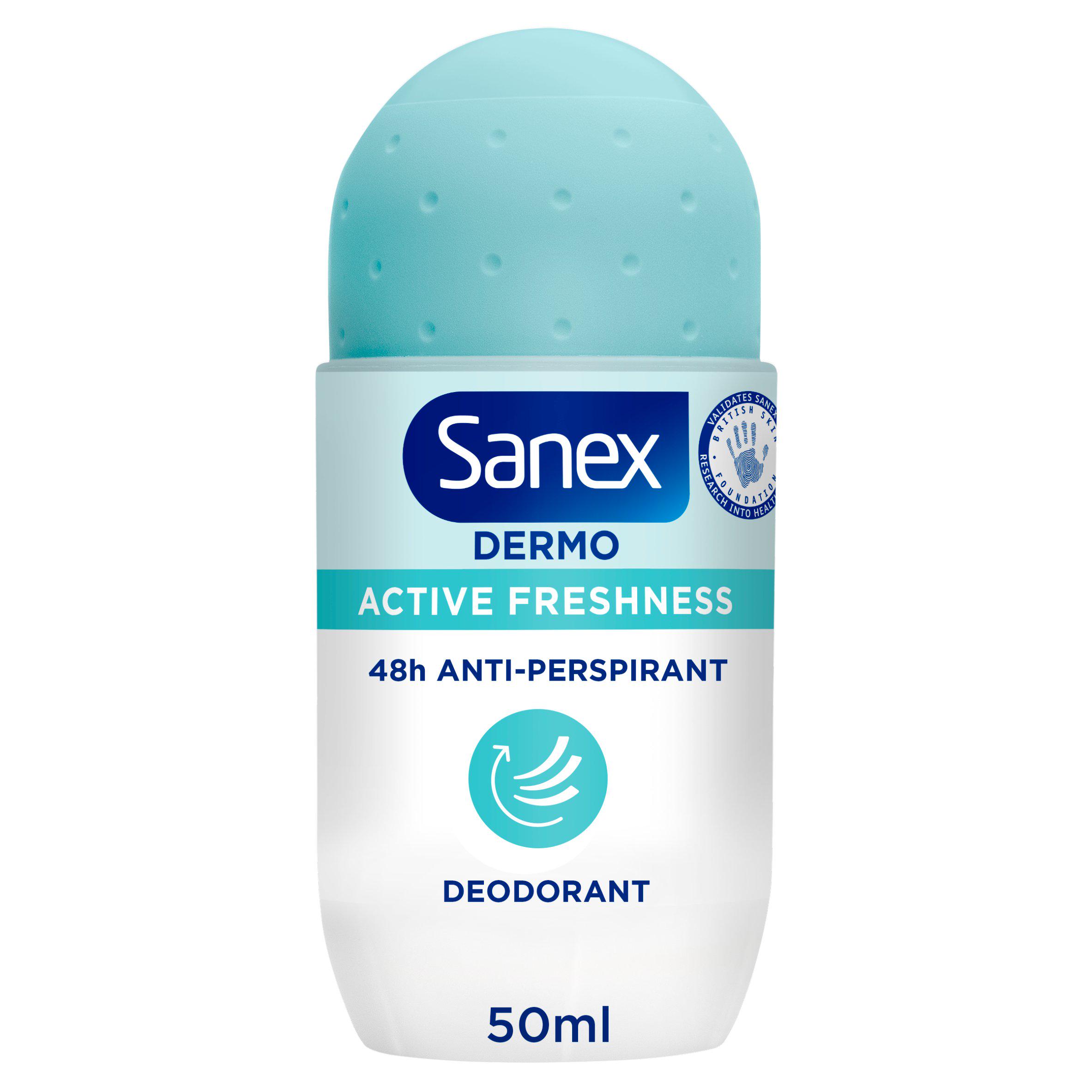Sanex Dermo Active Freshness 48h Roll On Antiperspirant Deodorant