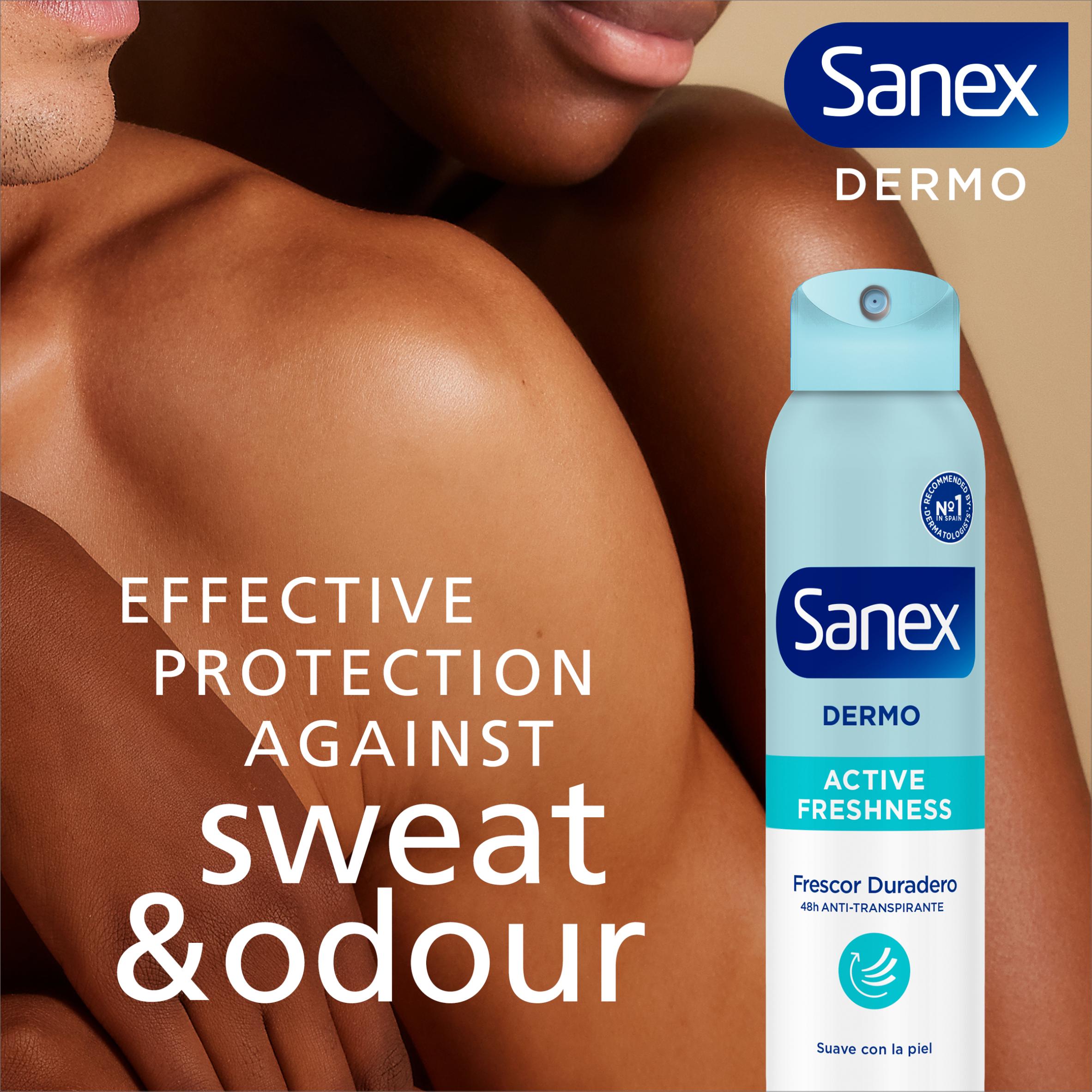 Sanex Derma Care+ Active Freshness 72 Hour Antiperspirant Spray Deodorant 200ml thumbnail 2