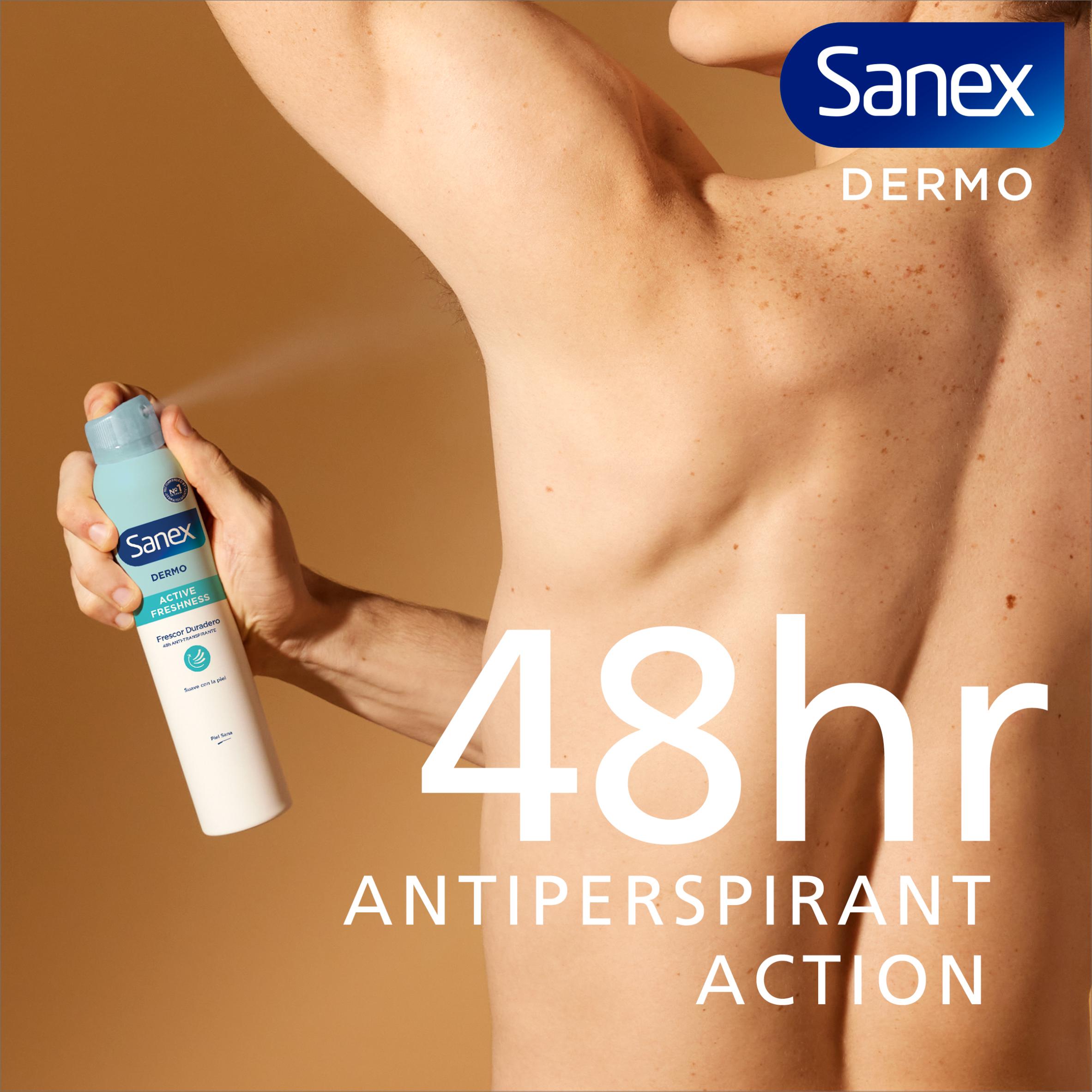 Sanex Derma Care+ Active Freshness 72 Hour Antiperspirant Spray Deodorant 200ml thumbnail 5