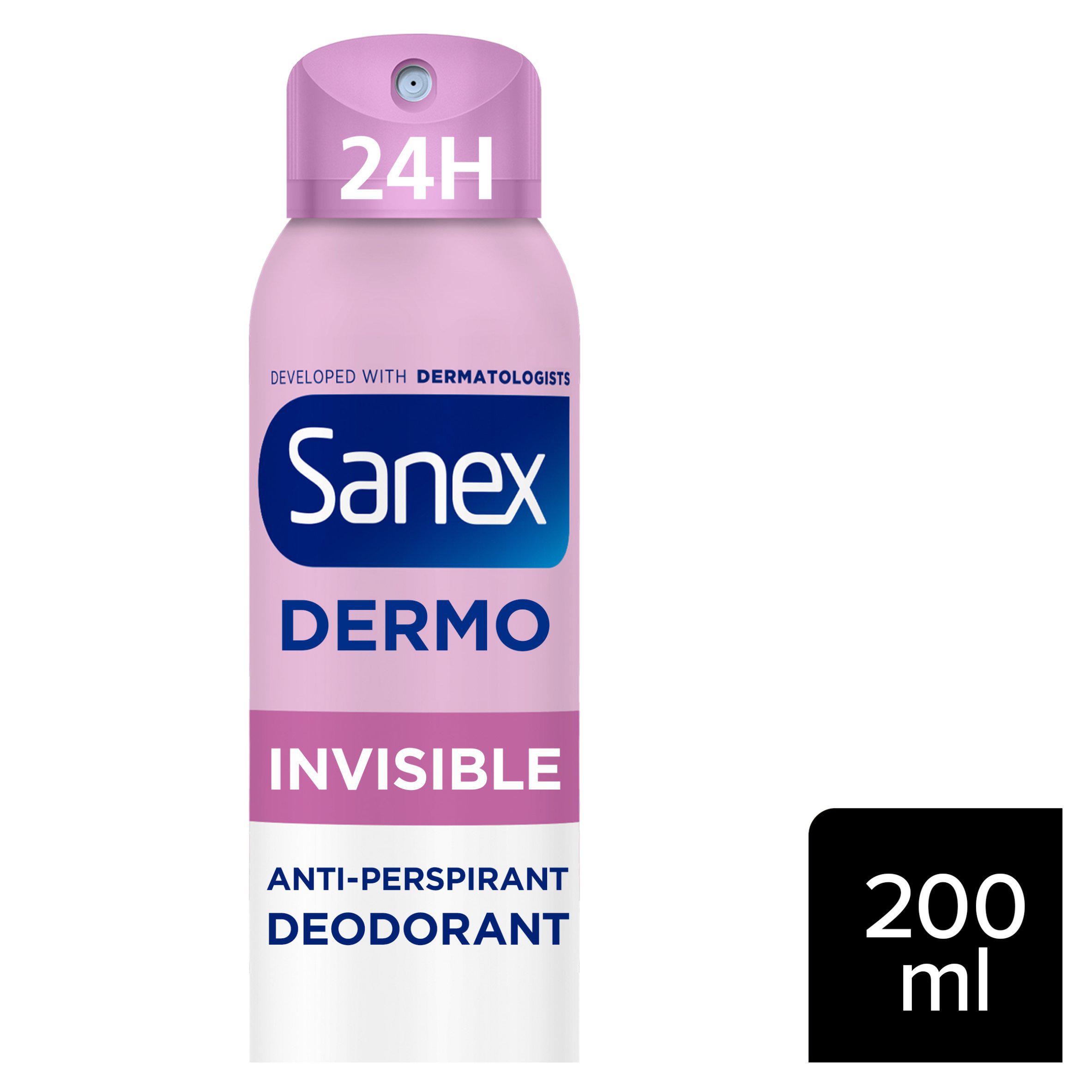 Sanex Derma Care+ Invisible 48 Hour Antiperspirant Spray Deodorant 200ml