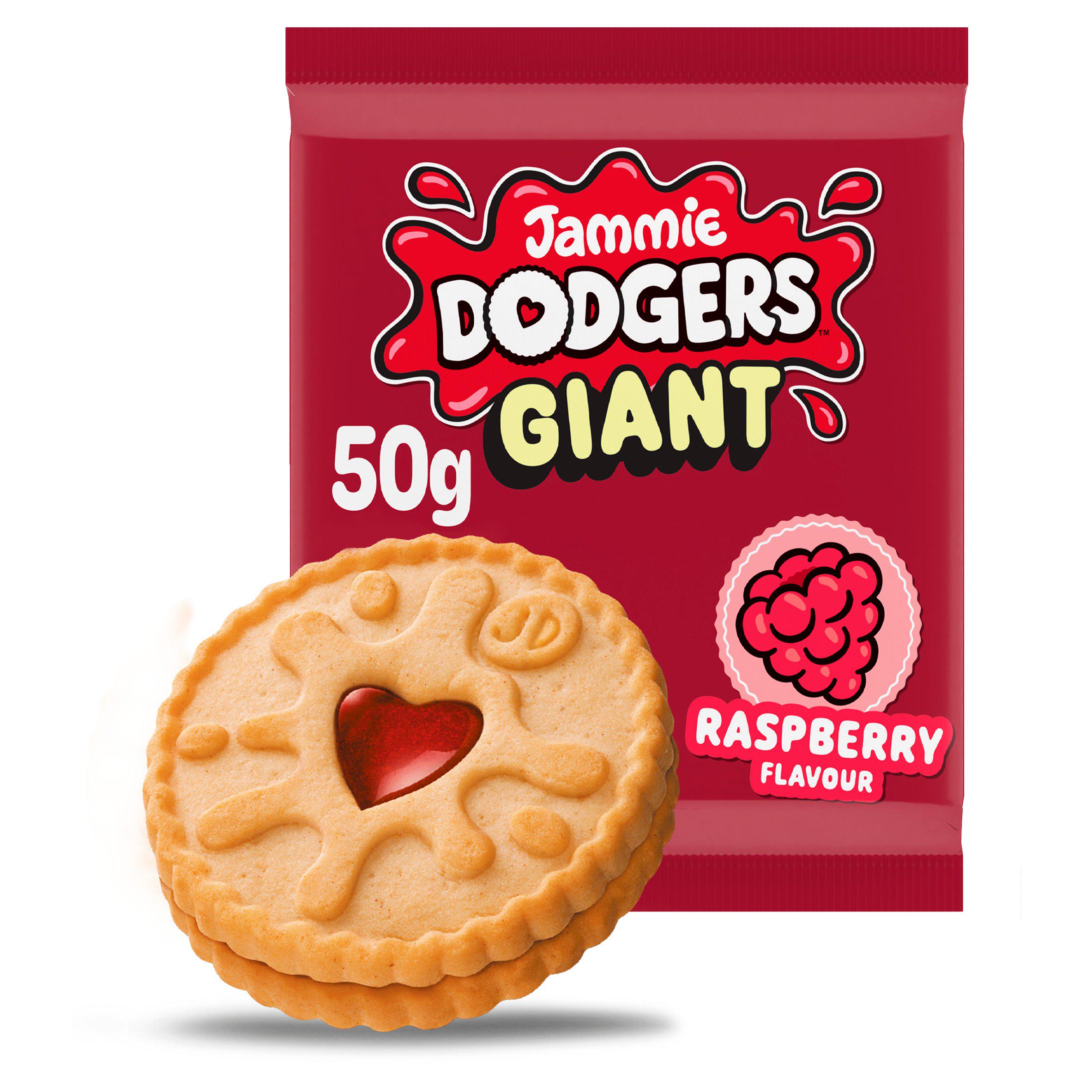 Jammie Dodgers 50g Giant Raspberry Flavour Biscuit