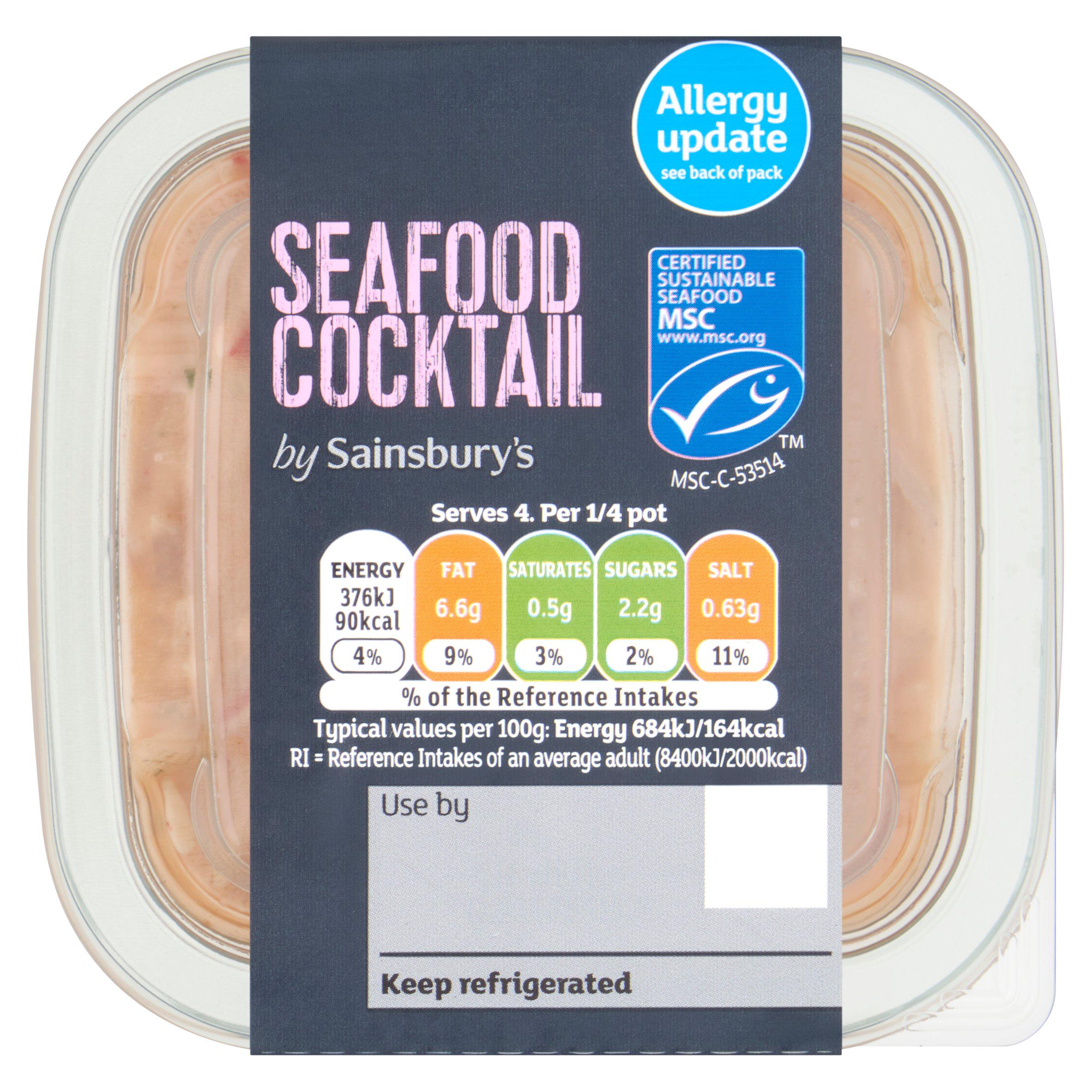 Sainsbury's Seafood Cocktail Deli Filler 220g