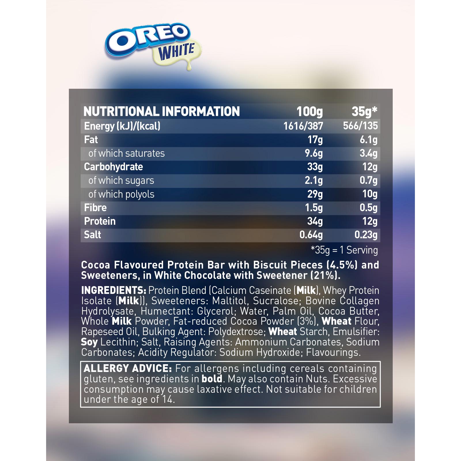 Grenade Oreo White Protein Bar 35g thumbnail 6