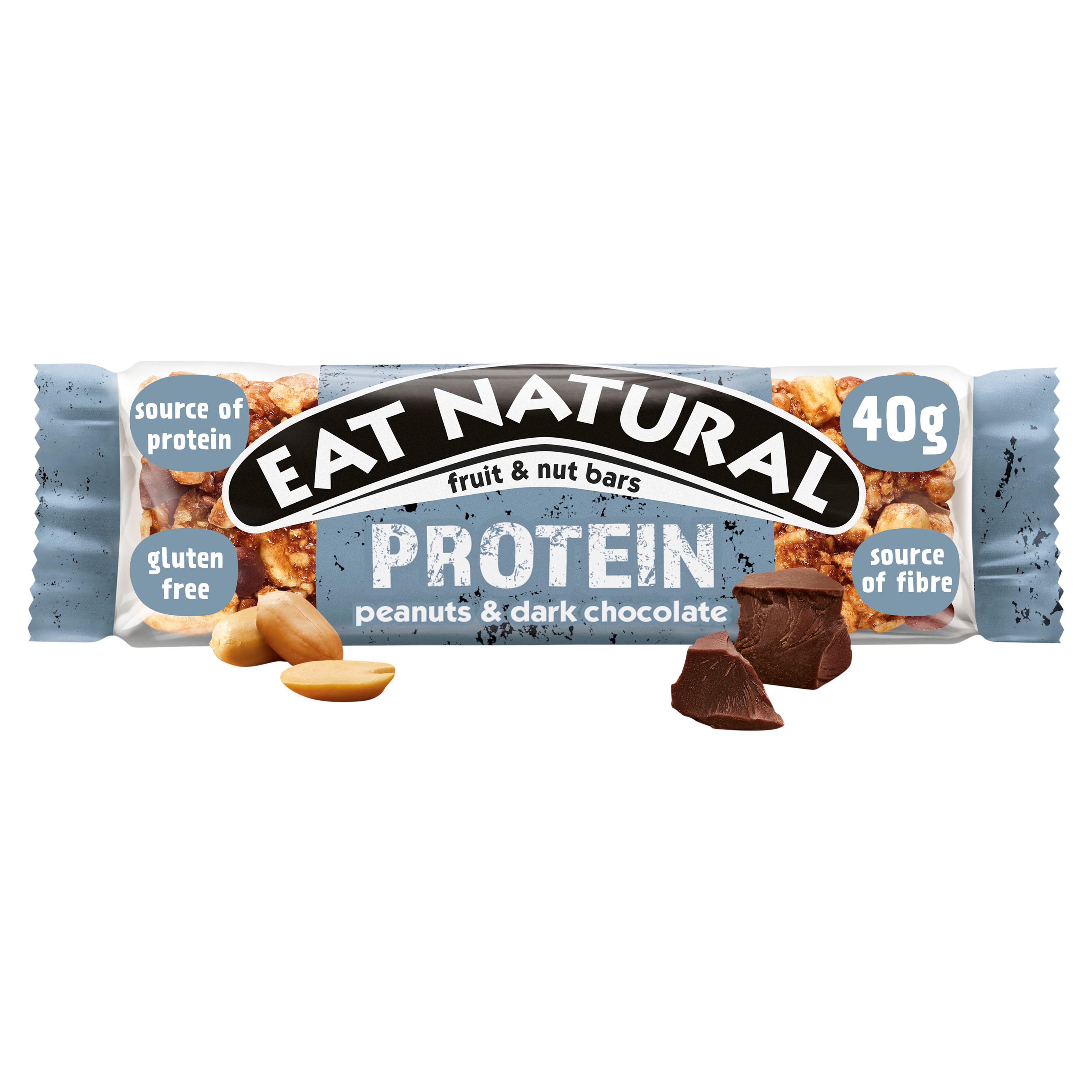 Eat Natural Protein Peanuts Dark Chocolate Fruit & Nut Bars 40g thumbnail 2