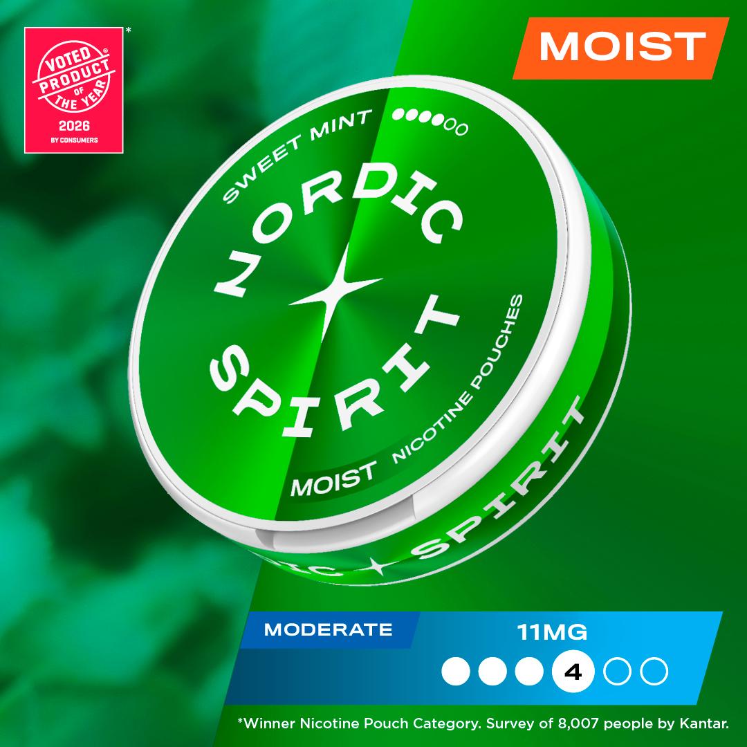 Nordic Spirit Nicotine Pouch Sweet Mint 11mg thumbnail 2