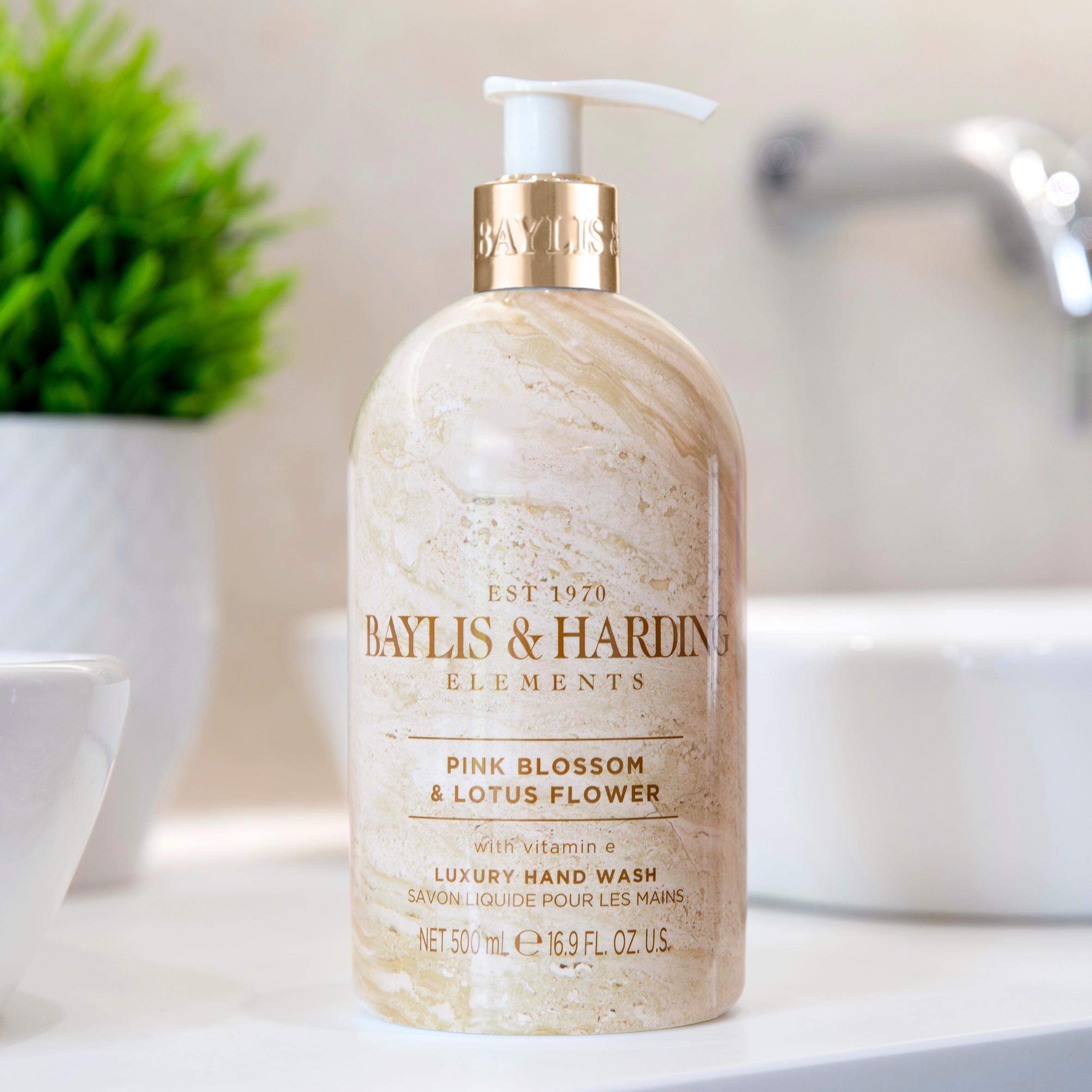 Baylis & Harding Pink Blossom Lotus Flower Hand Wash 500ml thumbnail 3