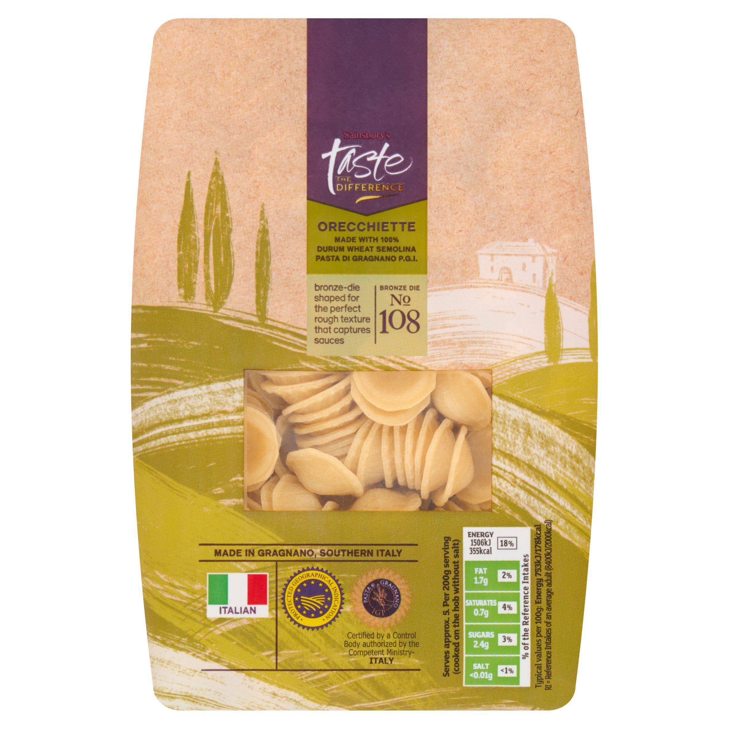 Sainsbury's Orecchiette, Taste the Difference 500g
