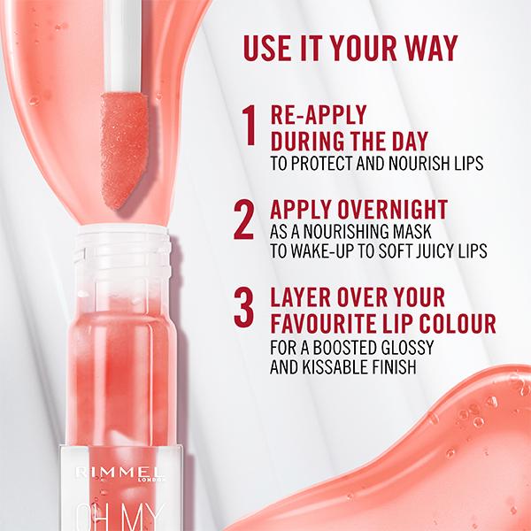 Rimmel London Oh My Gloss Lip Oil 003 Berry Pink thumbnail 4