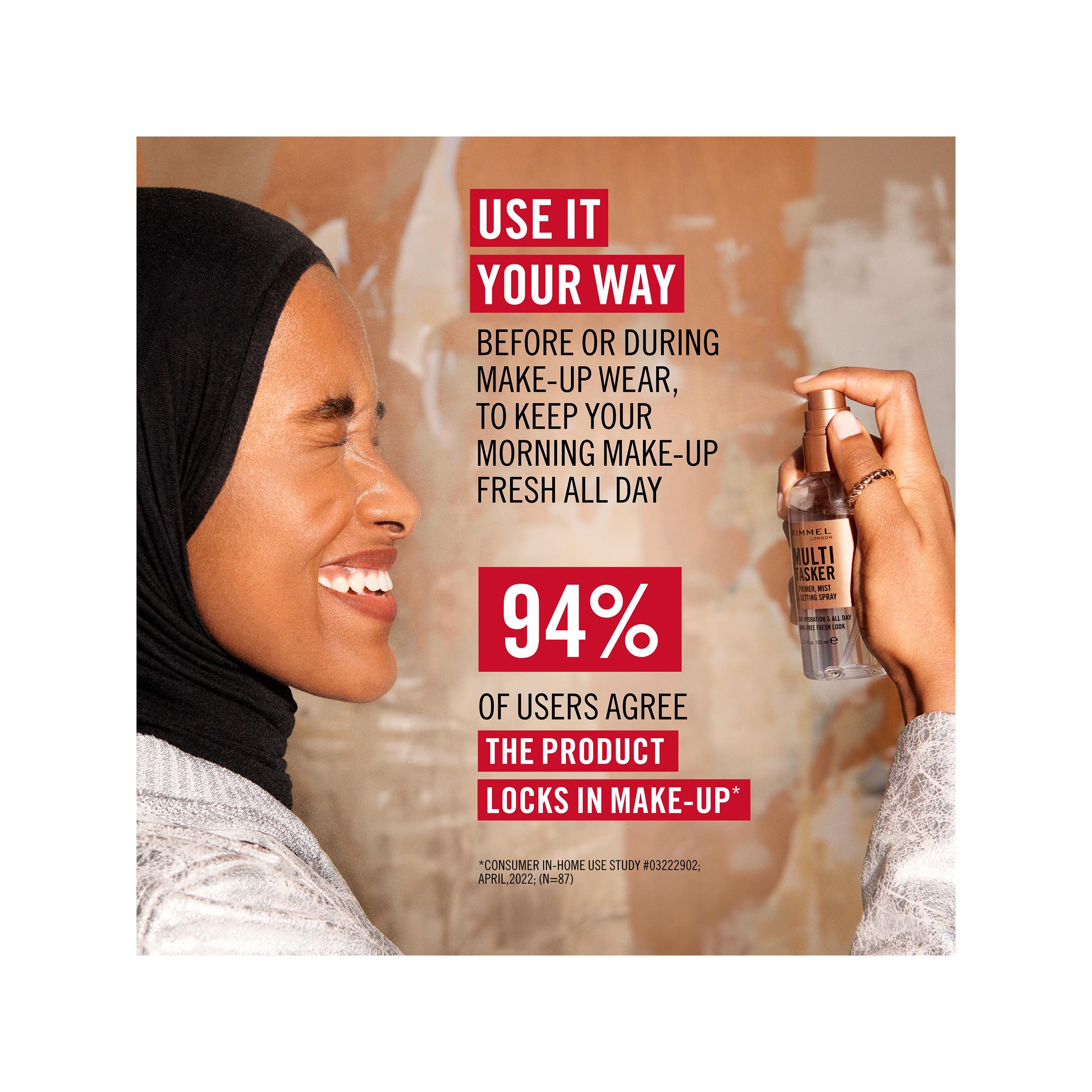 Rimmel London Multi Tasker Primer Mist & Setting Spray thumbnail 4