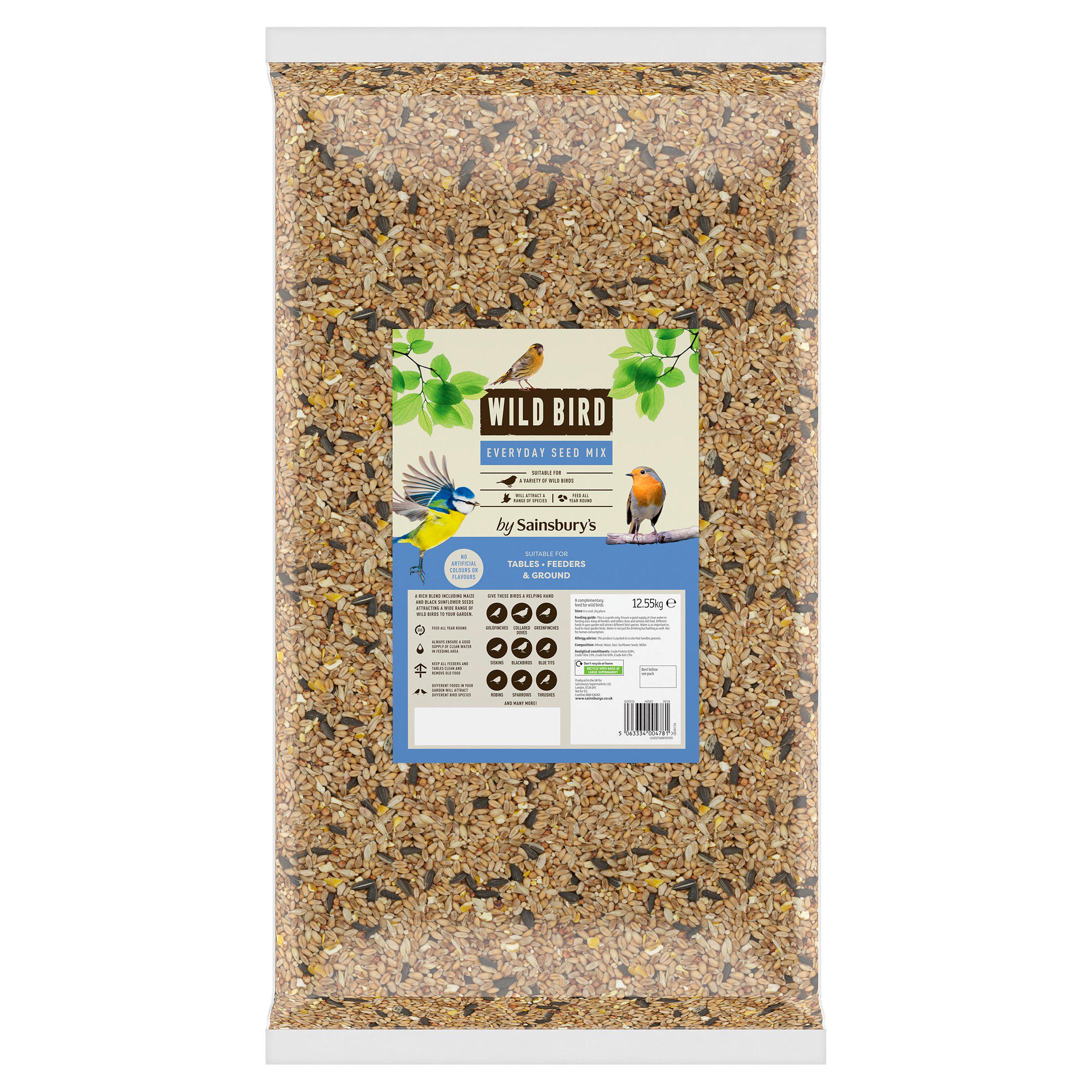 Sainsbury's Wild Bird Everyday Seed Mix 12.55kg