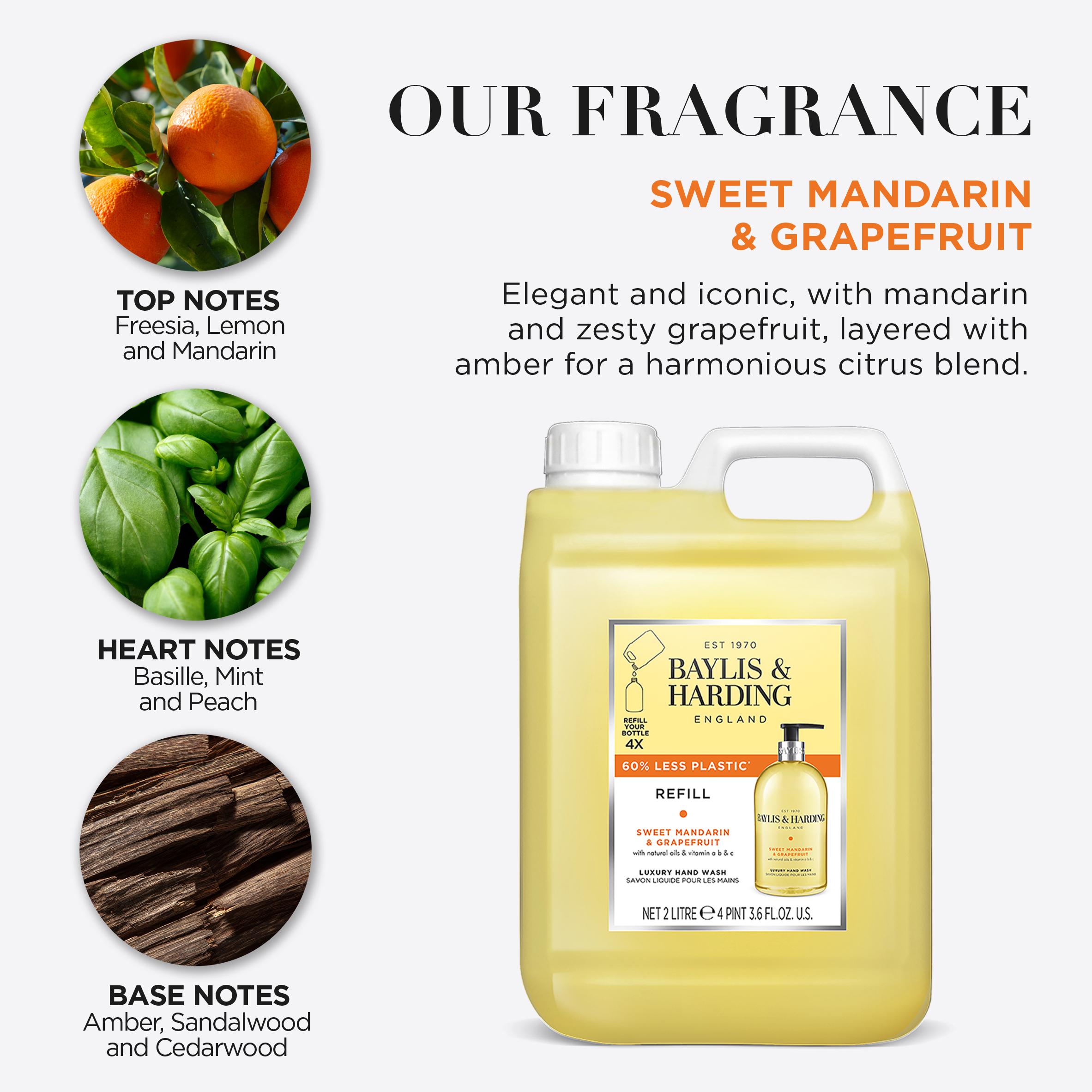 Baylis & Harding Sweet Mandarin Grapefruit Hand Wash 2L thumbnail 2