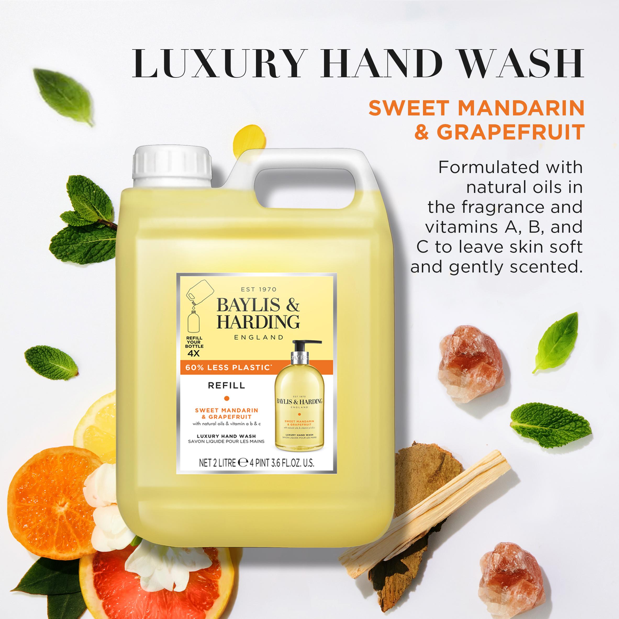 Baylis & Harding Sweet Mandarin Grapefruit Hand Wash 2L thumbnail 3