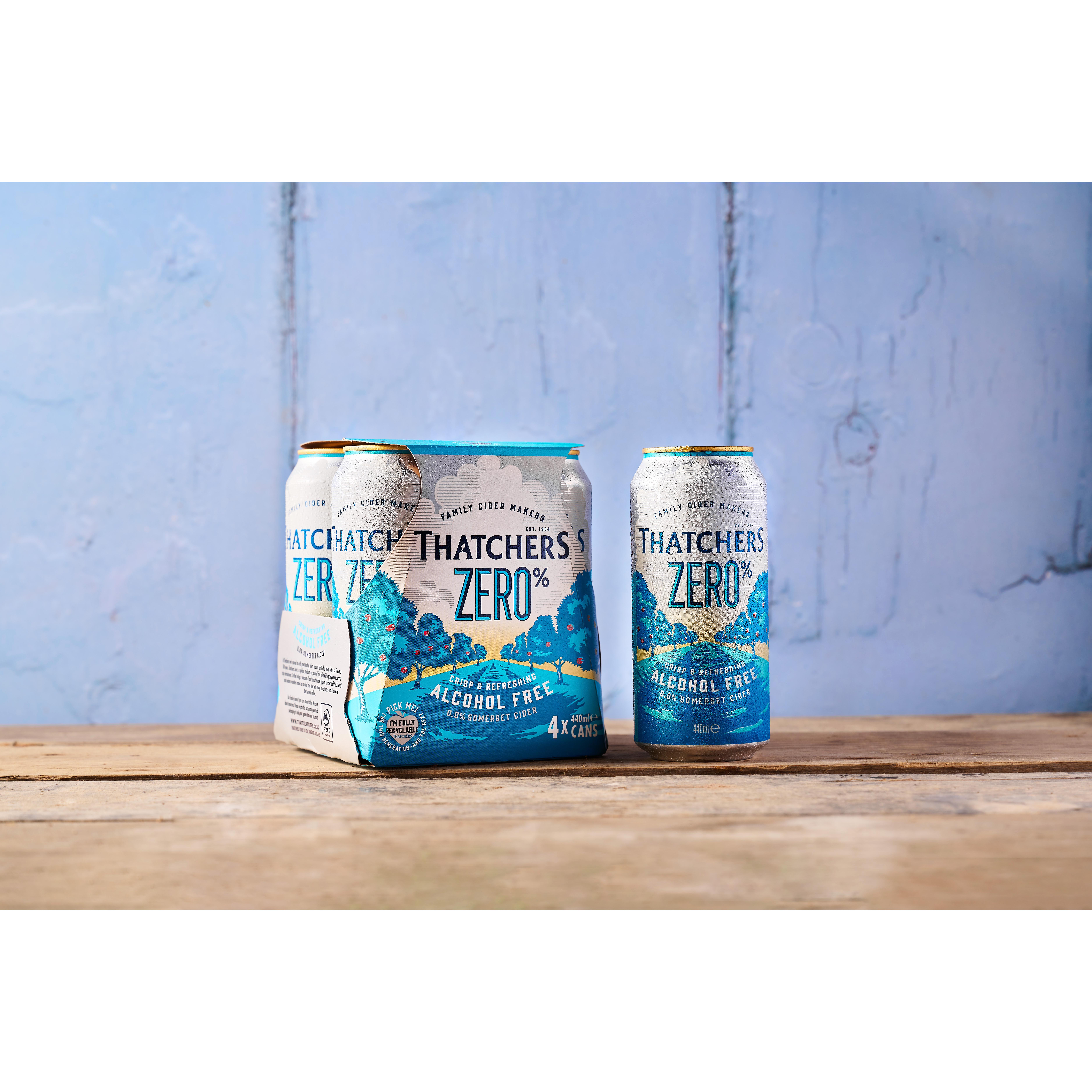 Thatchers 0.0% Alcohol Free Cider Cans 4 x 440ml thumbnail 2