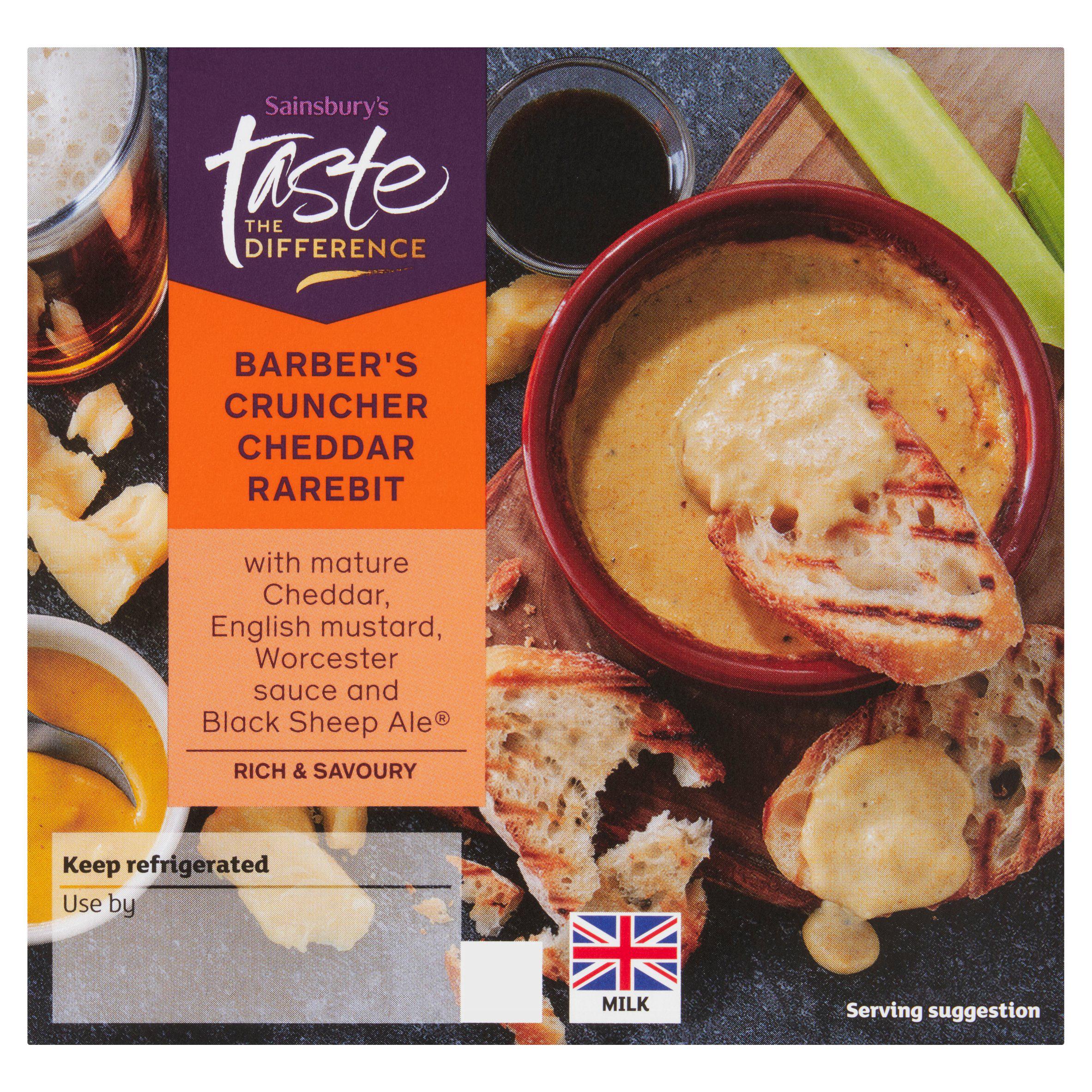 Sainsbury's Barber's Cheddar Rarebit Bake, Taste the Difference 150g