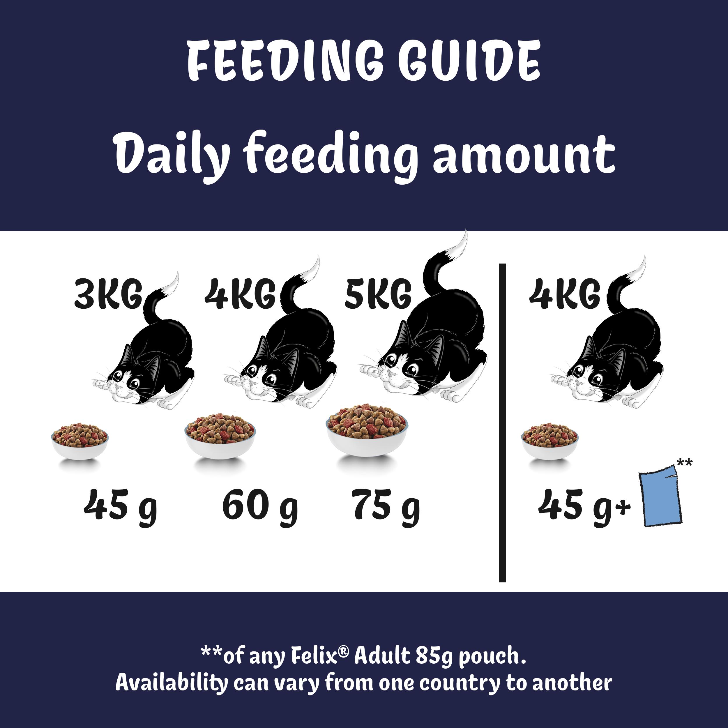 Felix Doubly Delicious Salmon & Vegetables Dry Cat Food 750g thumbnail 6