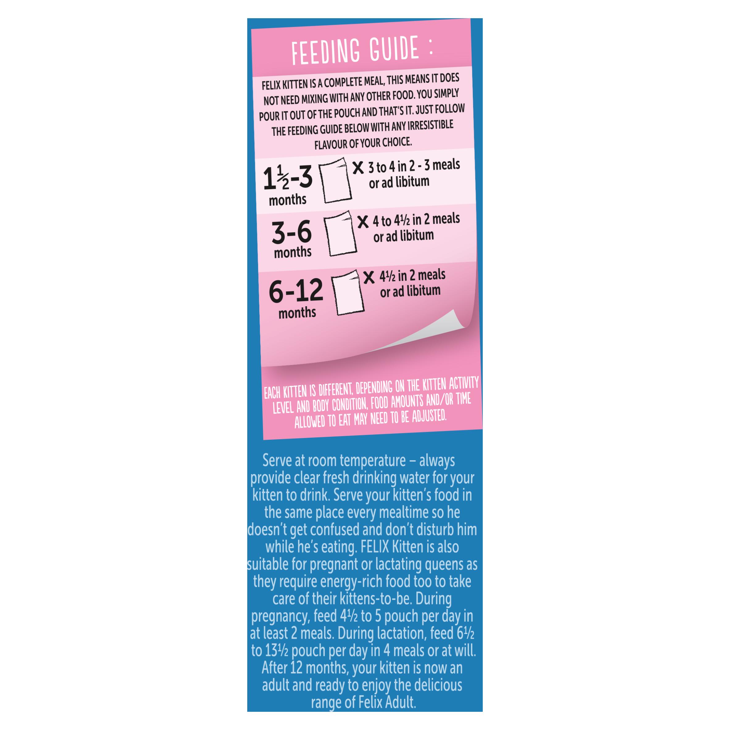 Felix Original Kitten Mixed Selection in Jelly Wet Cat Food 12 x 85g thumbnail 6