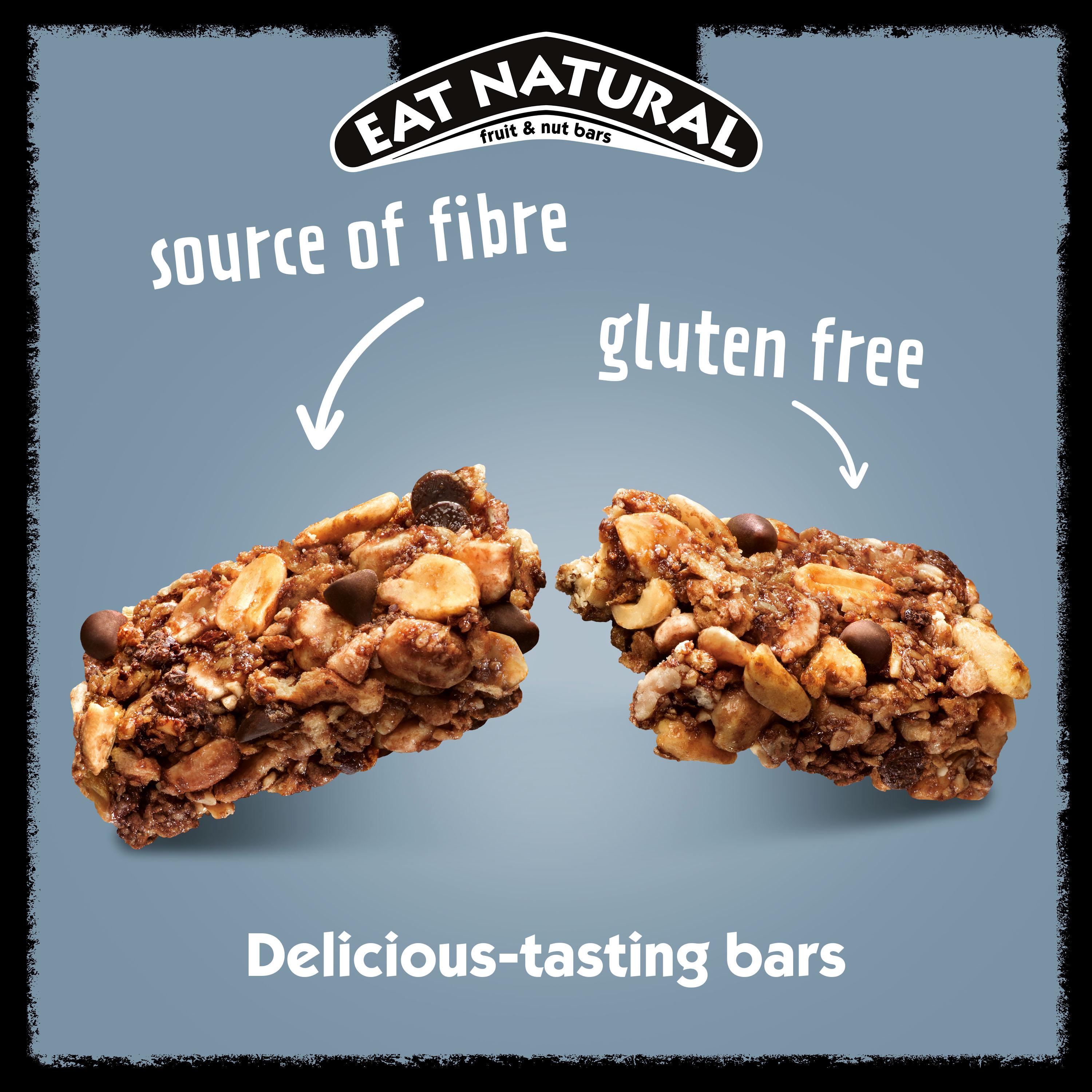 Eat Natural Protein Peanuts Dark Chocolate Fruit & Nut Cereal Bars 3x40g thumbnail 2