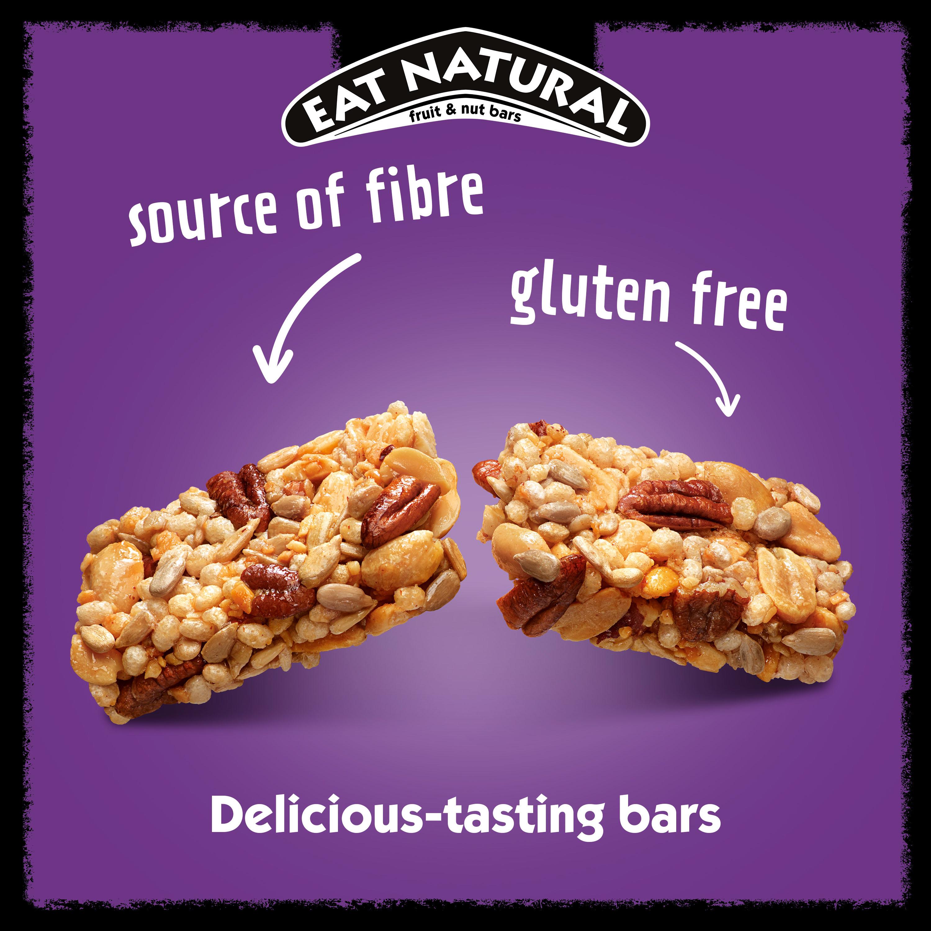 Eat Natural Protein Maple Syrup Pecans Peanuts Fruit & Nut Cereal Bars 3x40g thumbnail 2