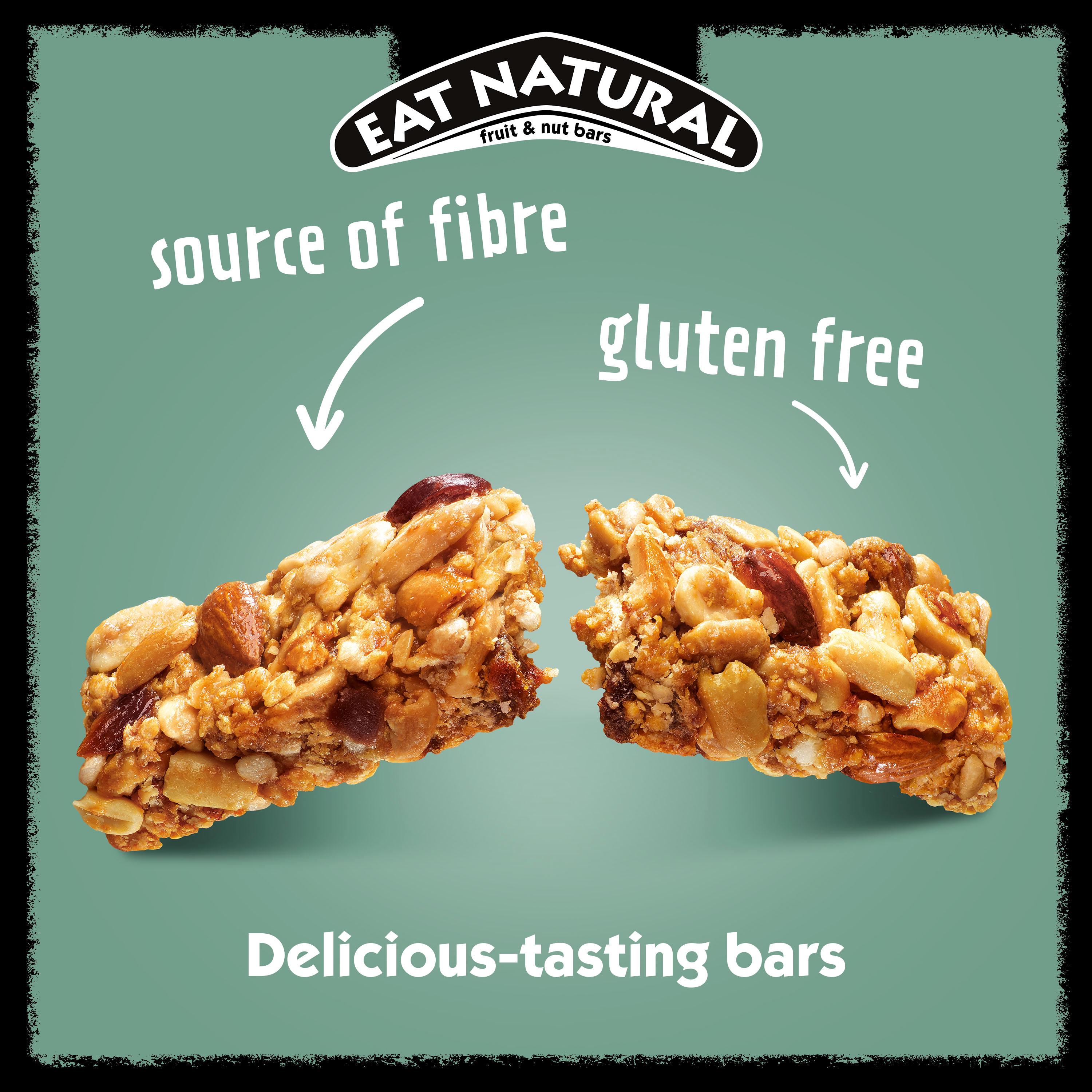 Eat Natural Protein Peanuts Almonds Salted Caramel Fruit & Nut Cereal Bars 3x40g thumbnail 2