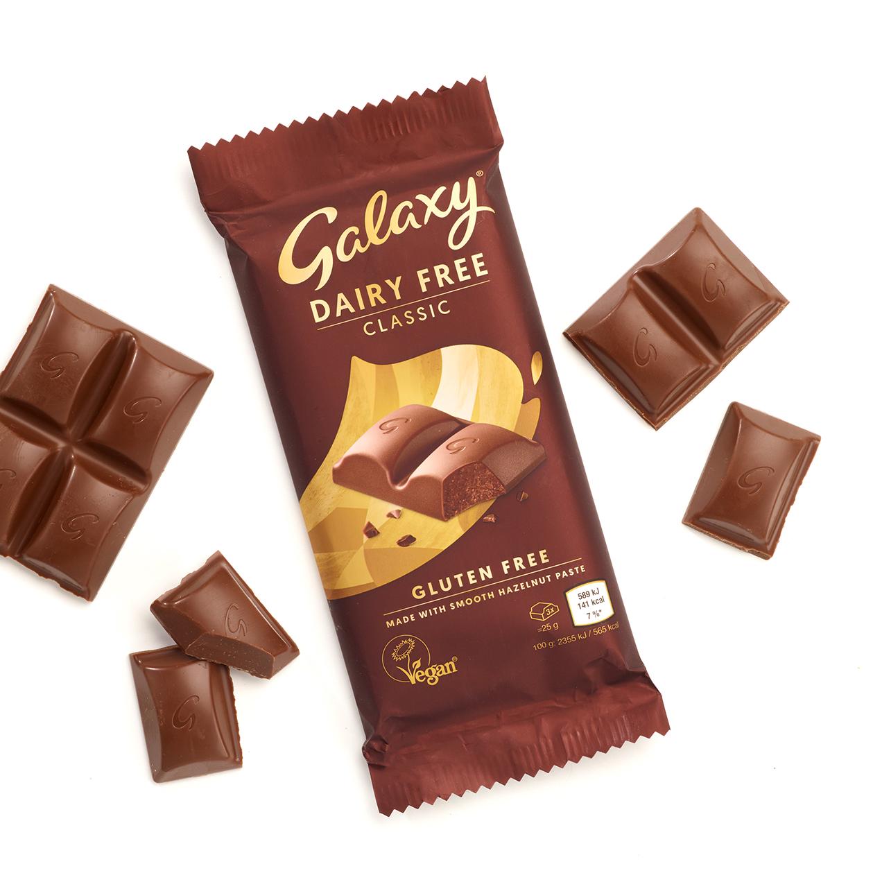Galaxy Dairy Free Chocolate Classic 100g thumbnail 3