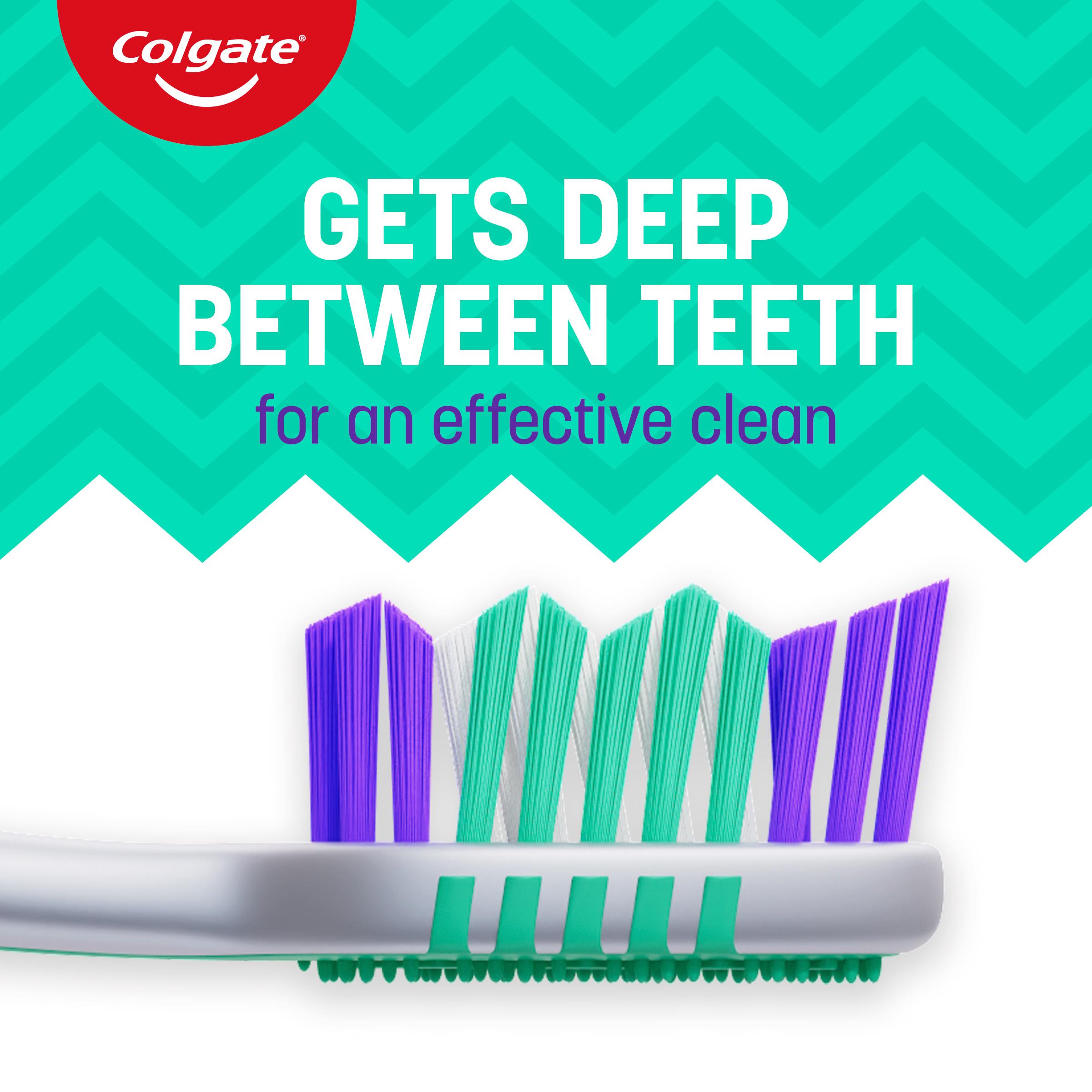 Colgate Zig Zag Medium Toothbrush Pack x3 thumbnail 2