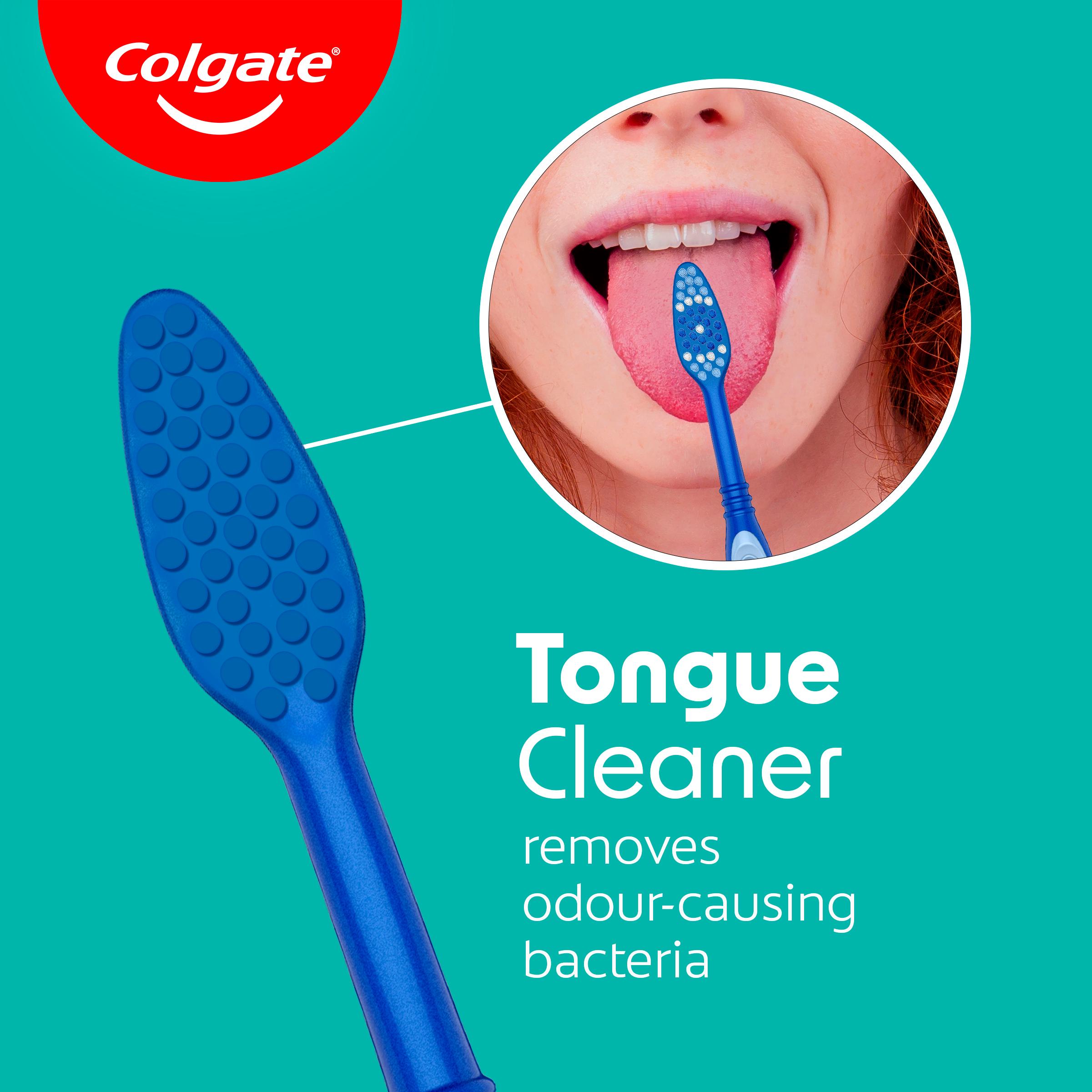 Colgate Premier Clean Medium Toothbrush Pack x2 thumbnail 4